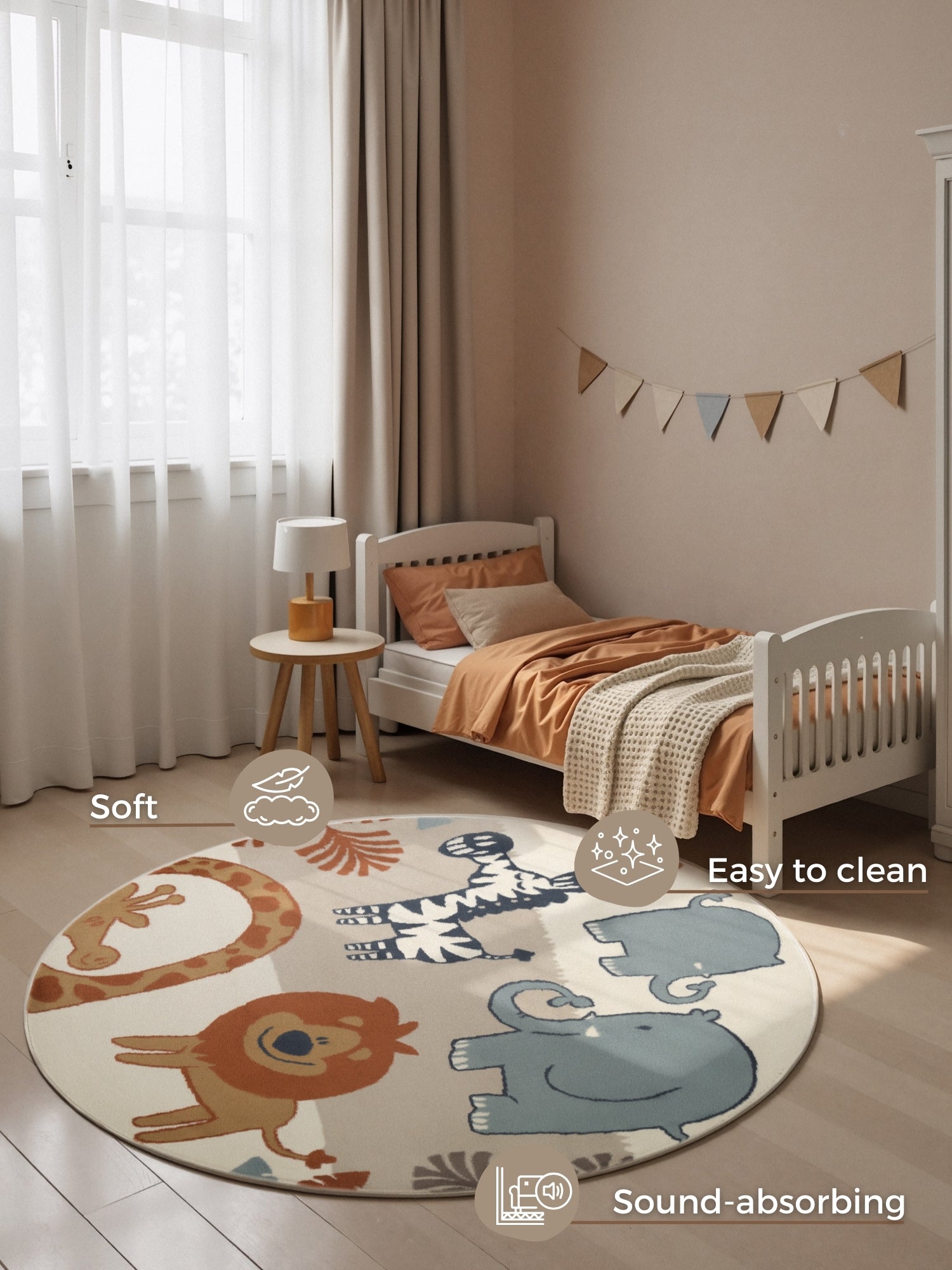SAGOFILT FÖR BARN SAVANNA, KRÄM MULTI