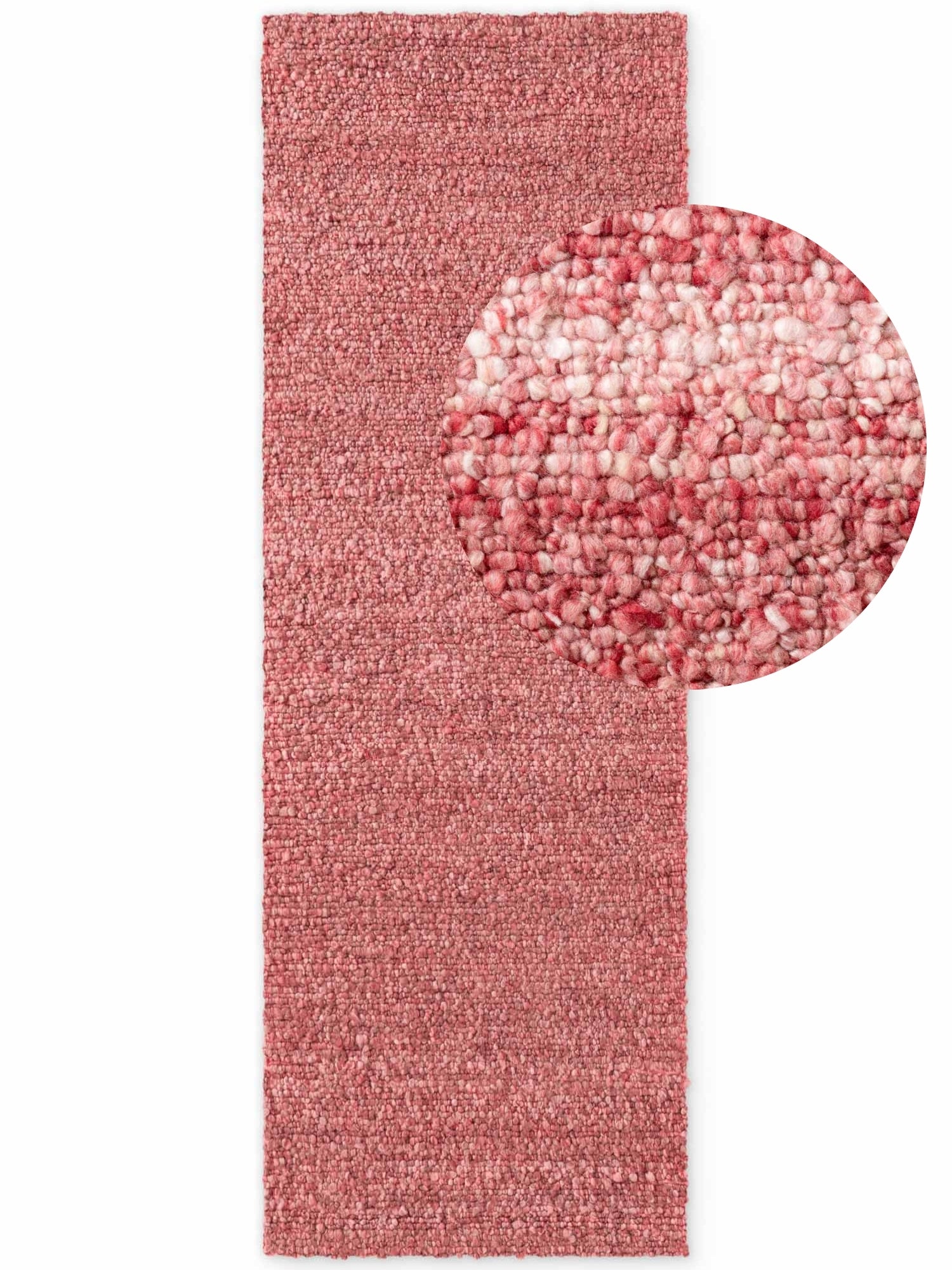 TED BAKER NOTTING HILL MJUK BOUCLE KORT LAGGIGT MATTA, PORTOBELLO MÖRKROSA