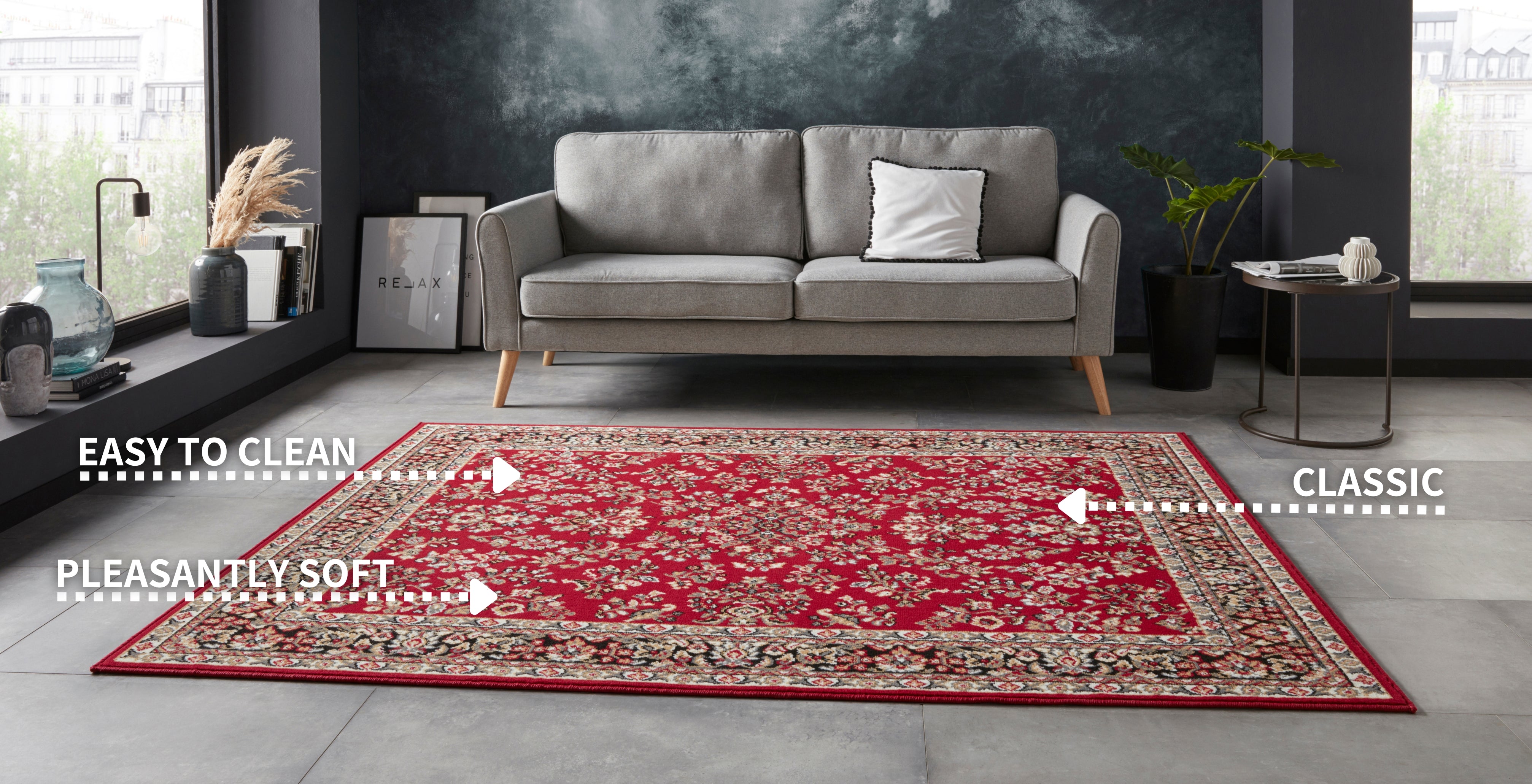 HANSE HOME ORIENTALSK MATTA AYDIN, RÖD 104352