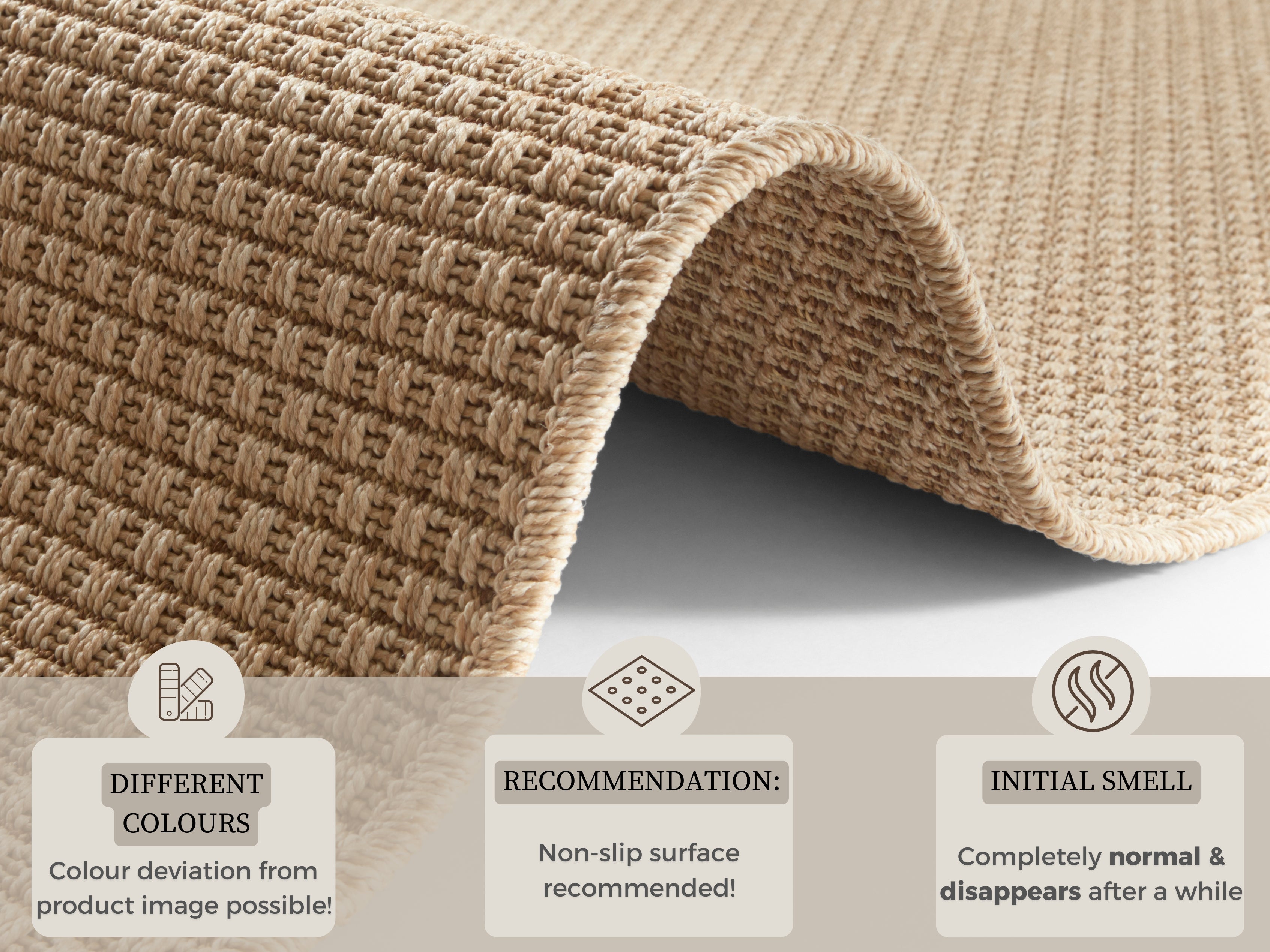 HANSE HOME MATTLÖPARE NATUR, BEIGE 104271
