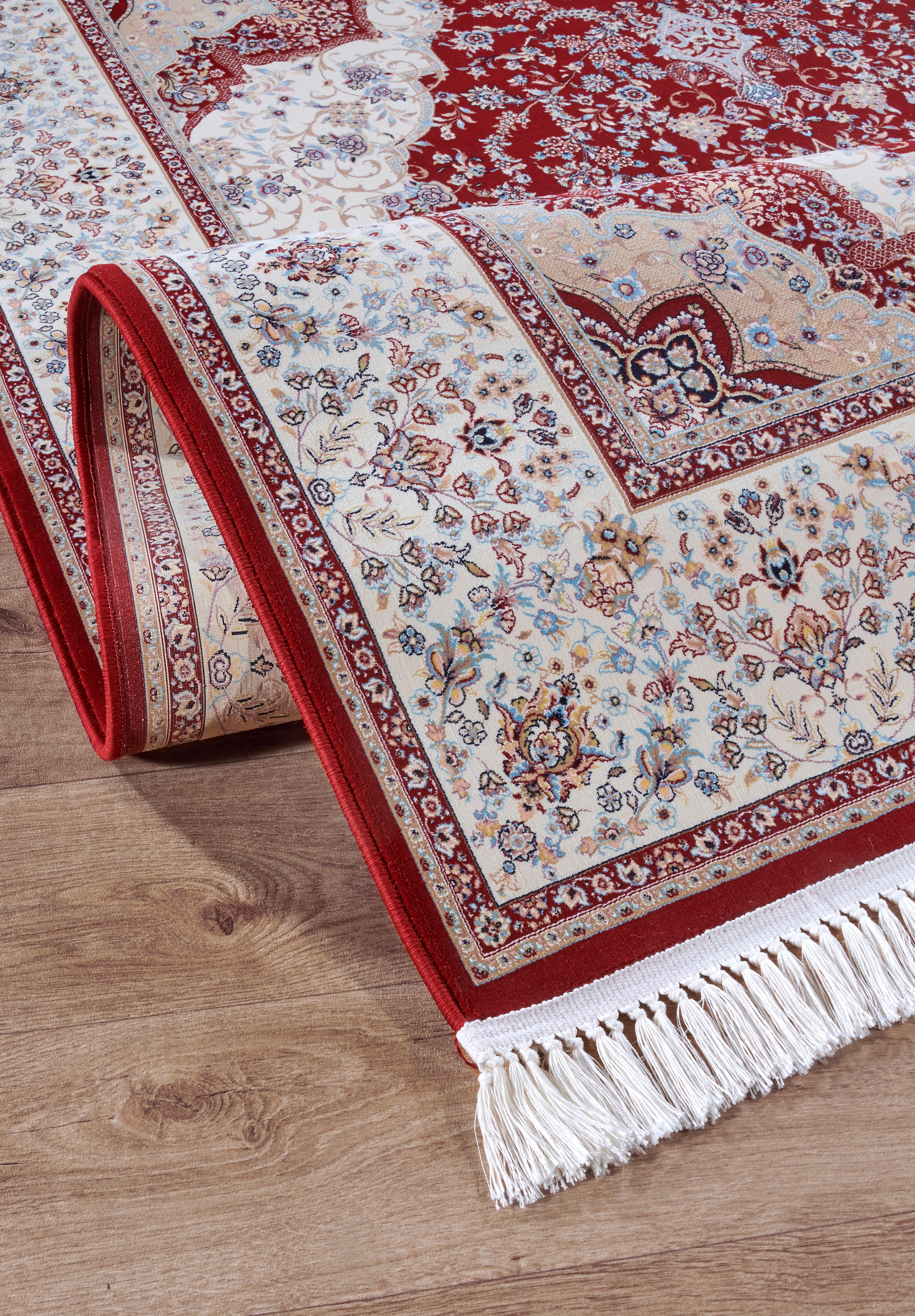 VILLEROY &amp; BOCH 106126 ORIENTALSK MATTA, ETIENNE RÖD-KRÄMFÄRGAD