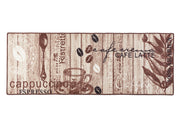 KÖKSLÖPARE I DESIGN VELOURS - DELICIOUS COFFEE 102371 BRUN