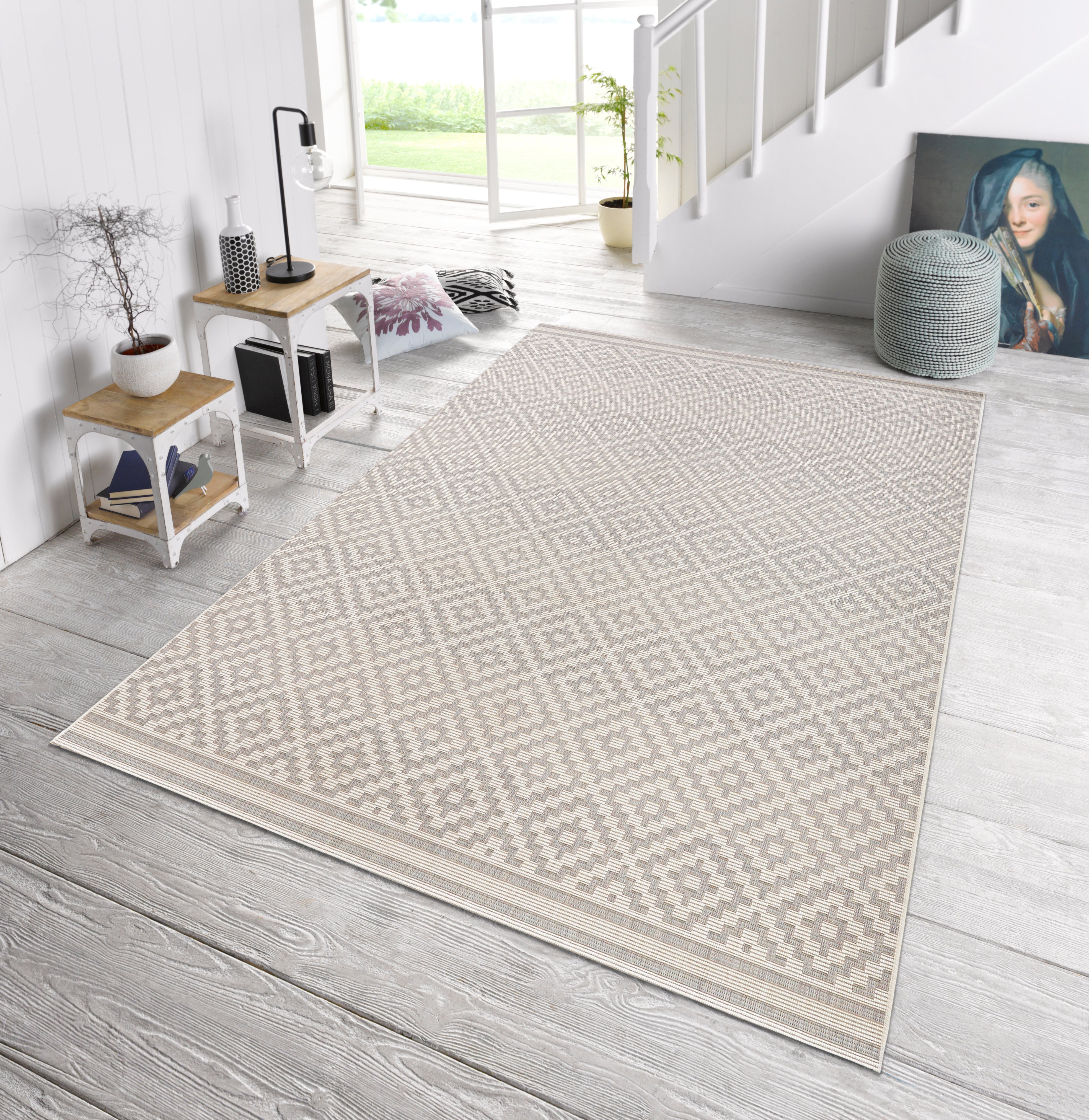 HANSE HOME ÄNGSMATTA, GRÅ-KRÄMFÄRGAD 102467