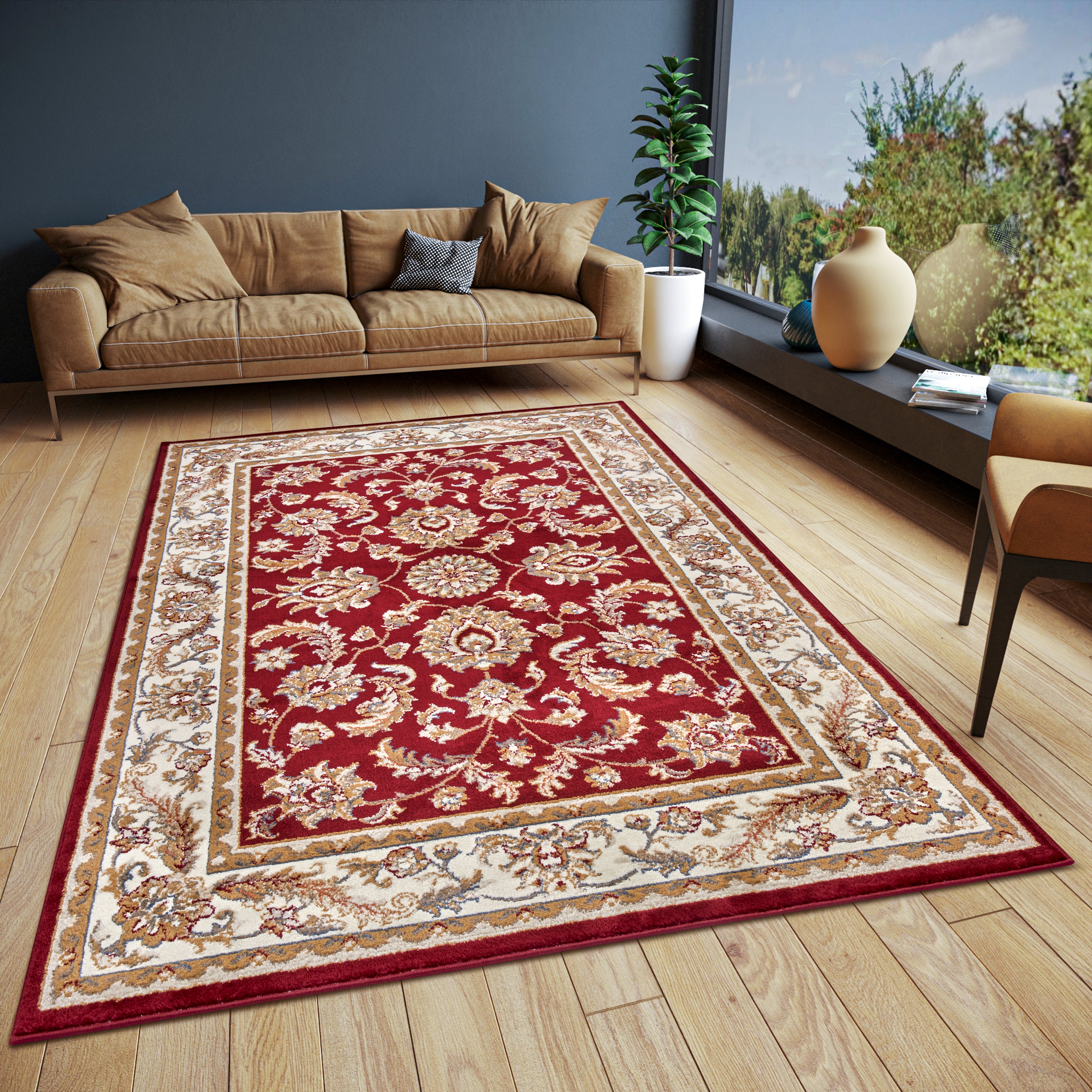 LUXOR MATTA RÖD-KRÄM 105642