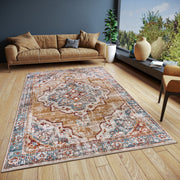LUXOR MATTA BEIGE-BLÅ 105645
