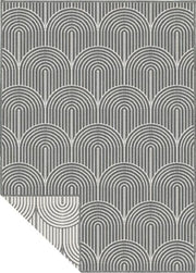 Plattvävd vändbar matta Pangli, silver 105851