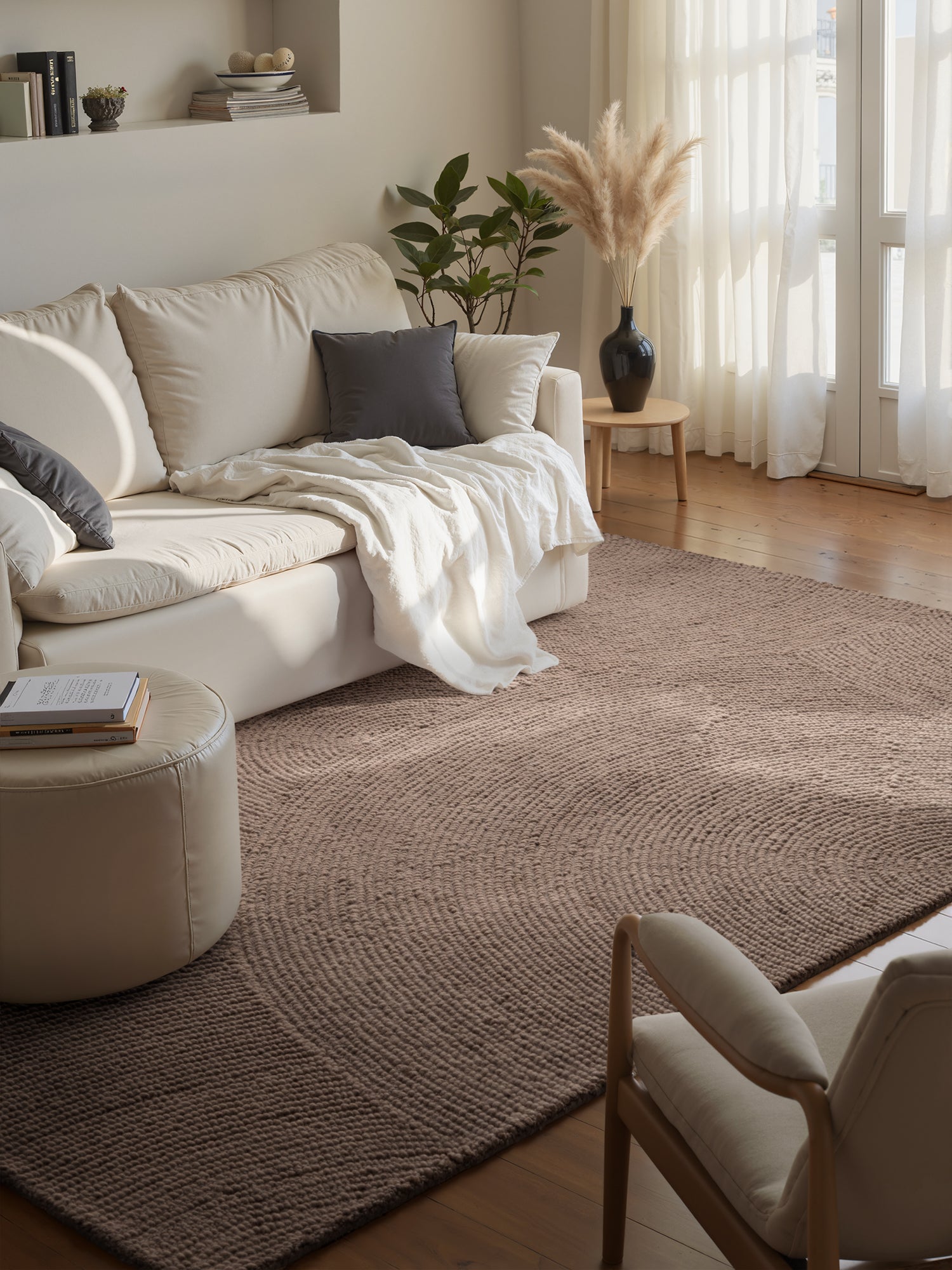 ELIN ULLFILT, TAUPE 106219