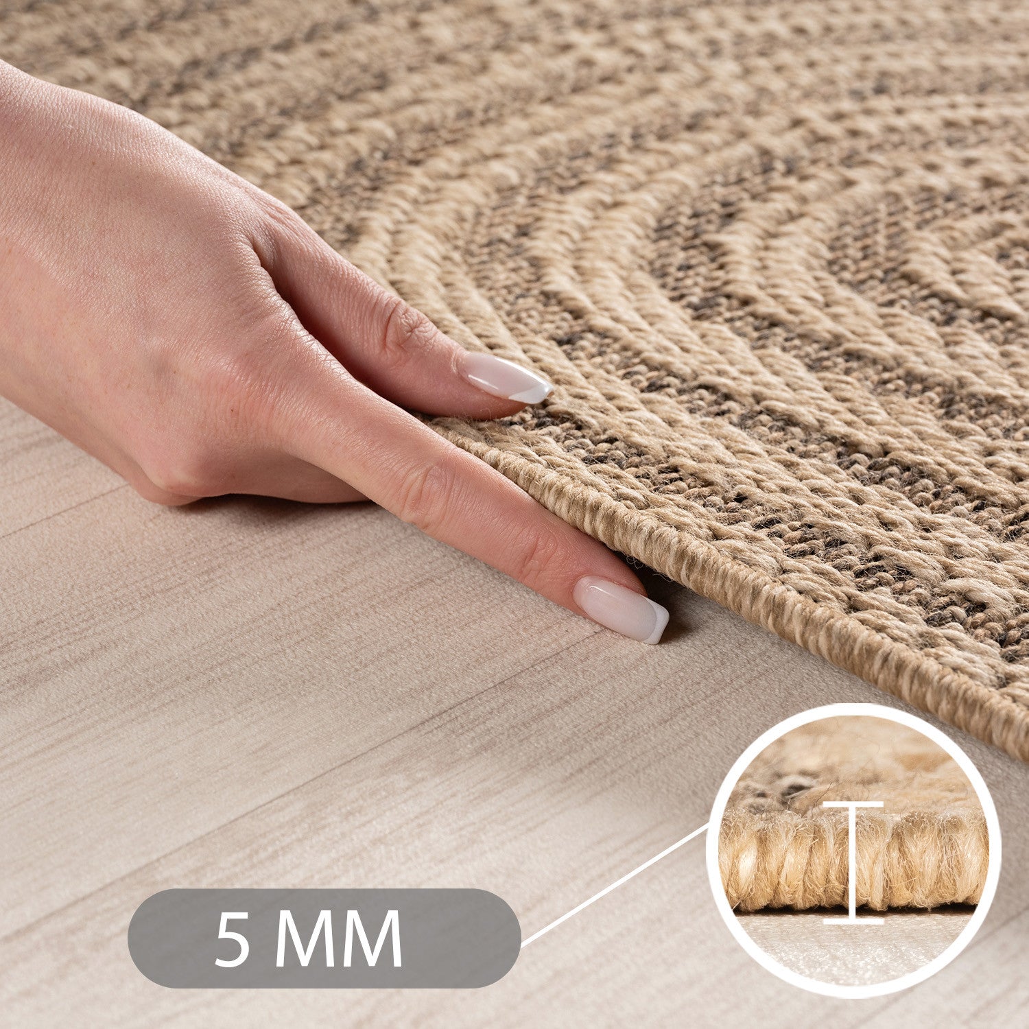 TIMAR UTOMHUSMATTA, 1401 BEIGE