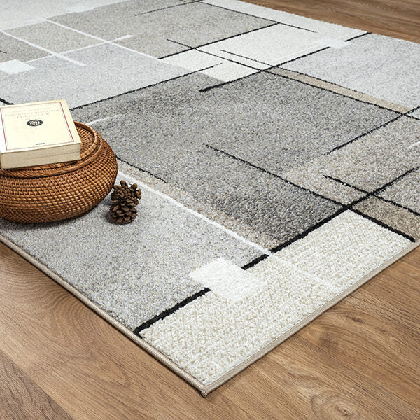 THALES MODERNE TÆPPE, 6102 957-BEIGE