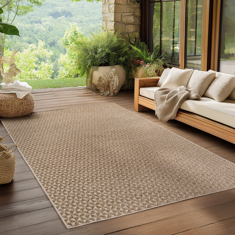 UTOMHUSMATTA INEZ, 0319 BEIGE