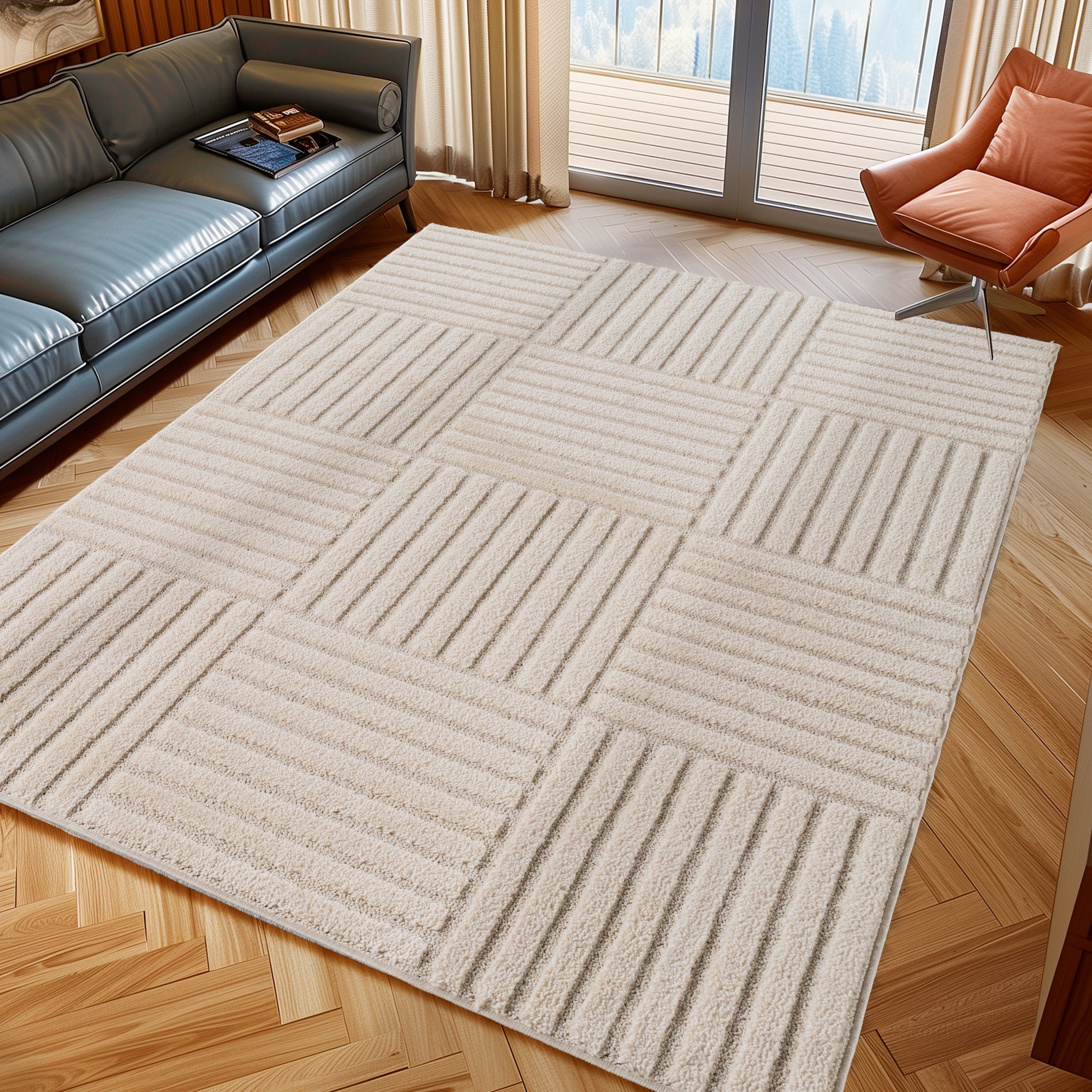ART MODERN CARPET CREAM - 1123