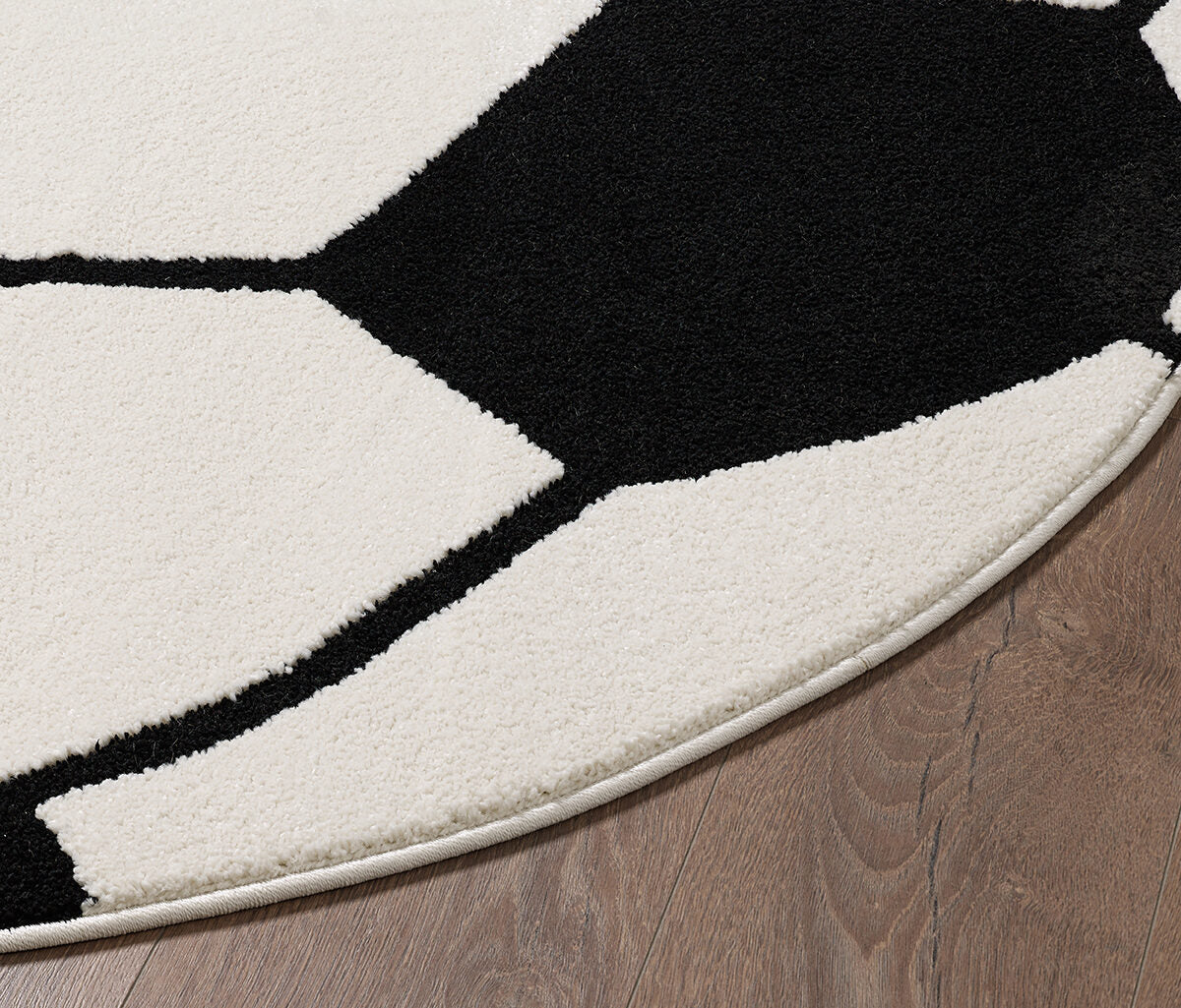 ECLIPSE KIDS RUNDT FODBOLDTÆPPE, 54038 290 SORT-HVID