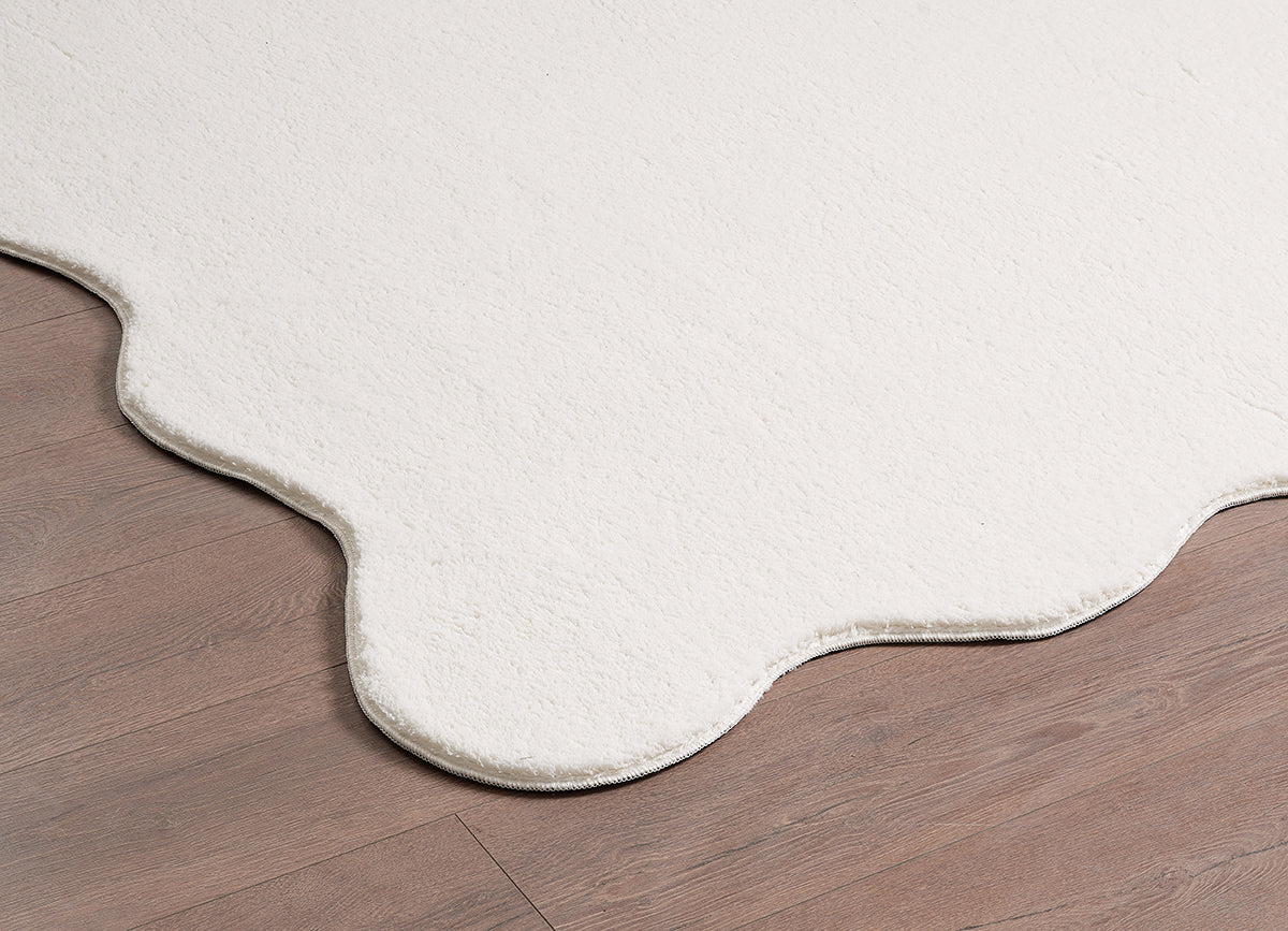 LOFT ENSFARVET TÆPPE, 42 60-CREME