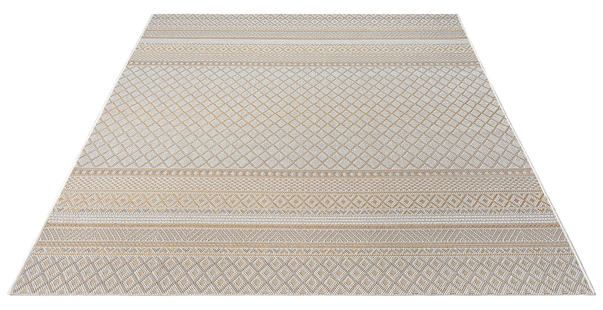OTTAWA INDE- OG UDENDØRS TÆPPE, 22580 775 BEIGE-GUL