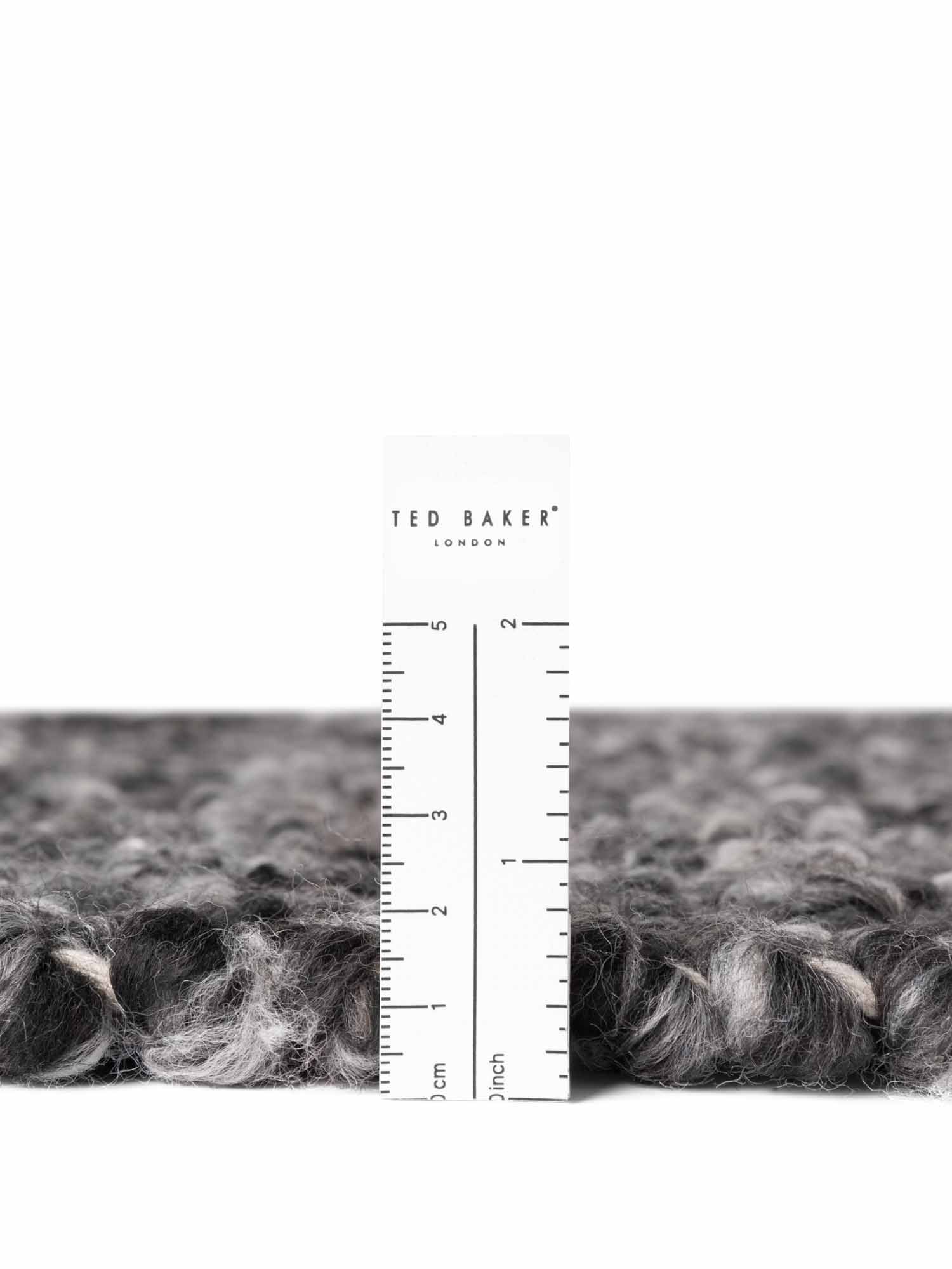 TED BAKER NOTTING HILL MJUK BOUCLE KORT LAGGIGT MATTA, PORTOBELLO MÖRKGRÅ