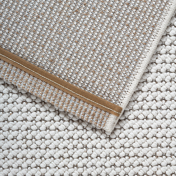 MIRA FLADVÆVET TÆPPE, 7506 160-CREME