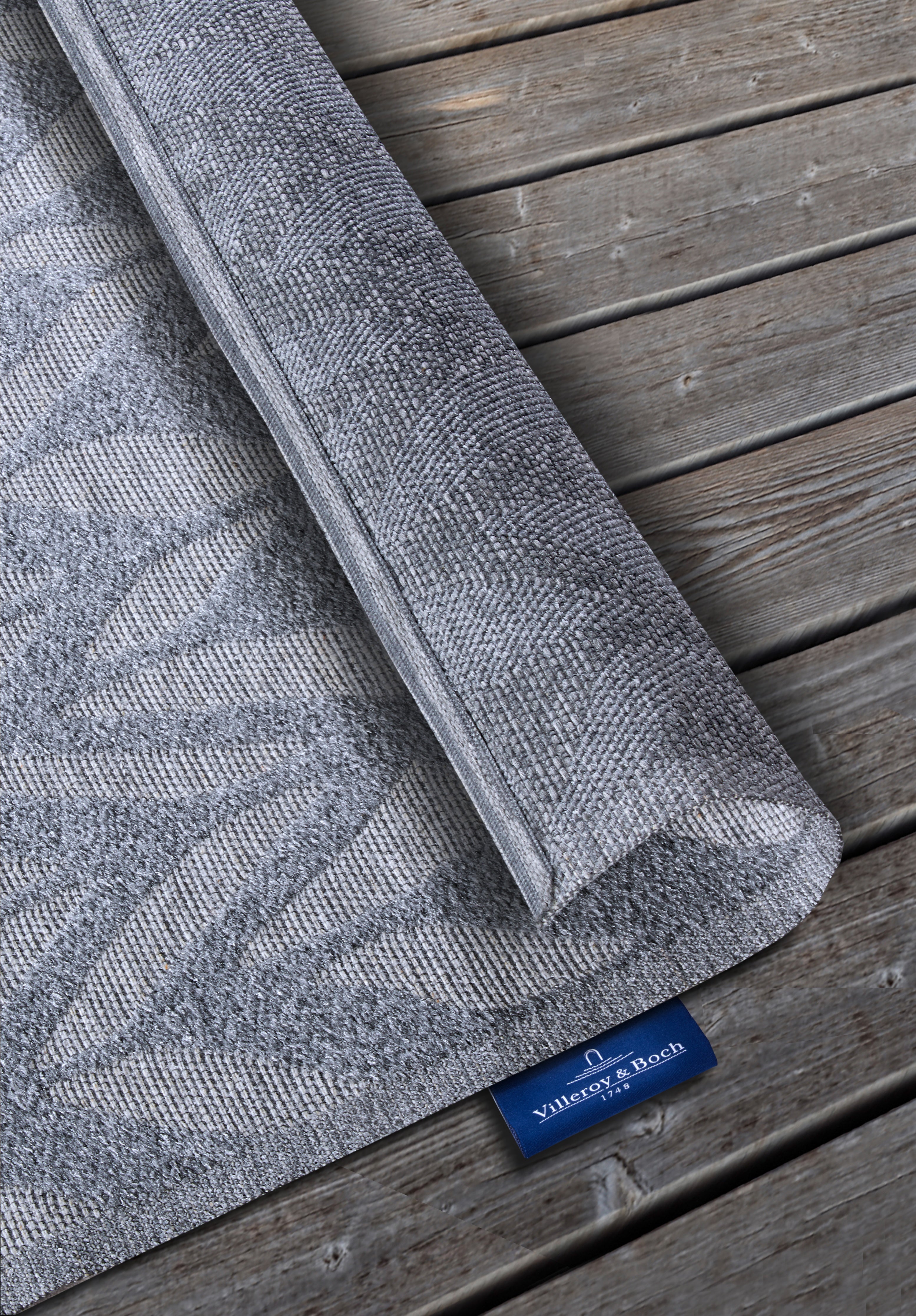 VILLEROY &amp; BOCH 106151 INOMHUS- OCH UTOMHUSMATTA, GEORGETTE GRÅ