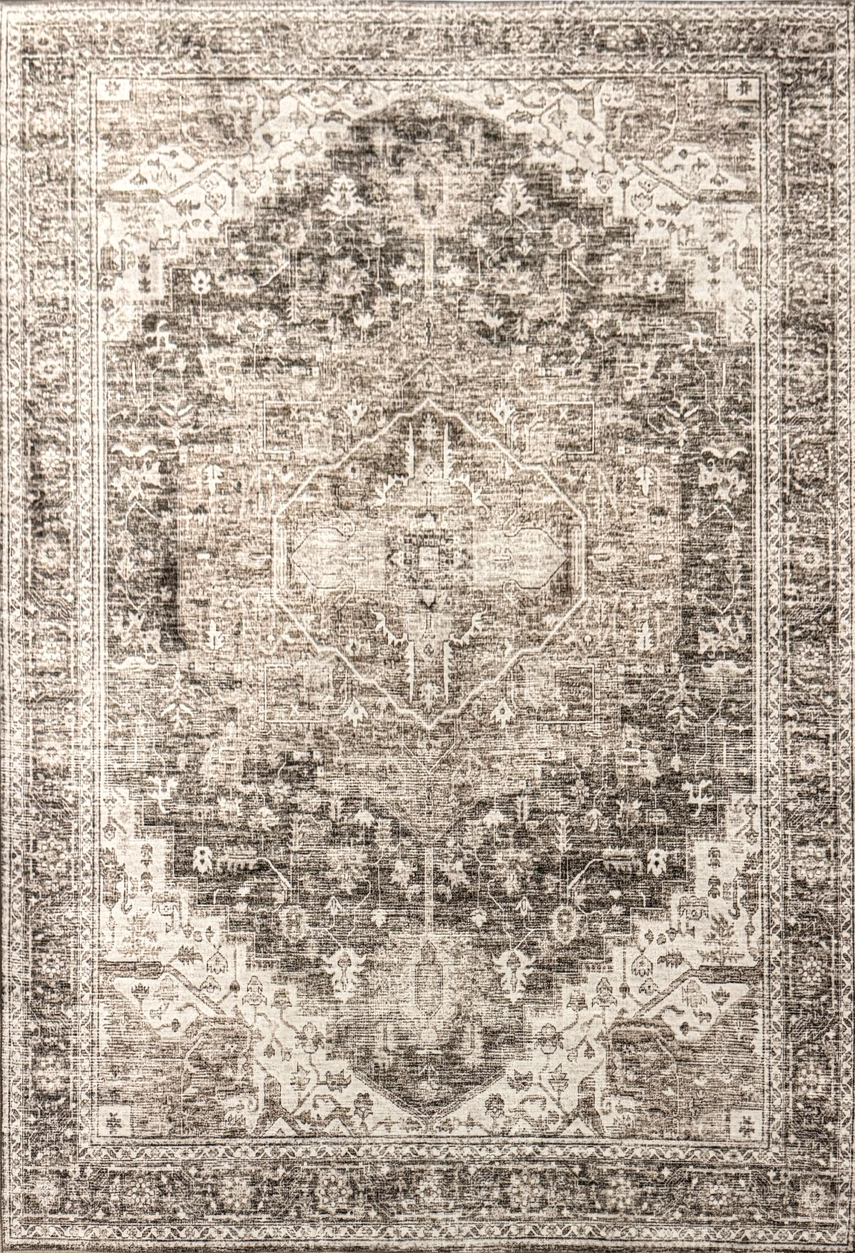 ARIA VINTAGE TÆPPE DIGITALPRINT, 3202 70 BEIGE