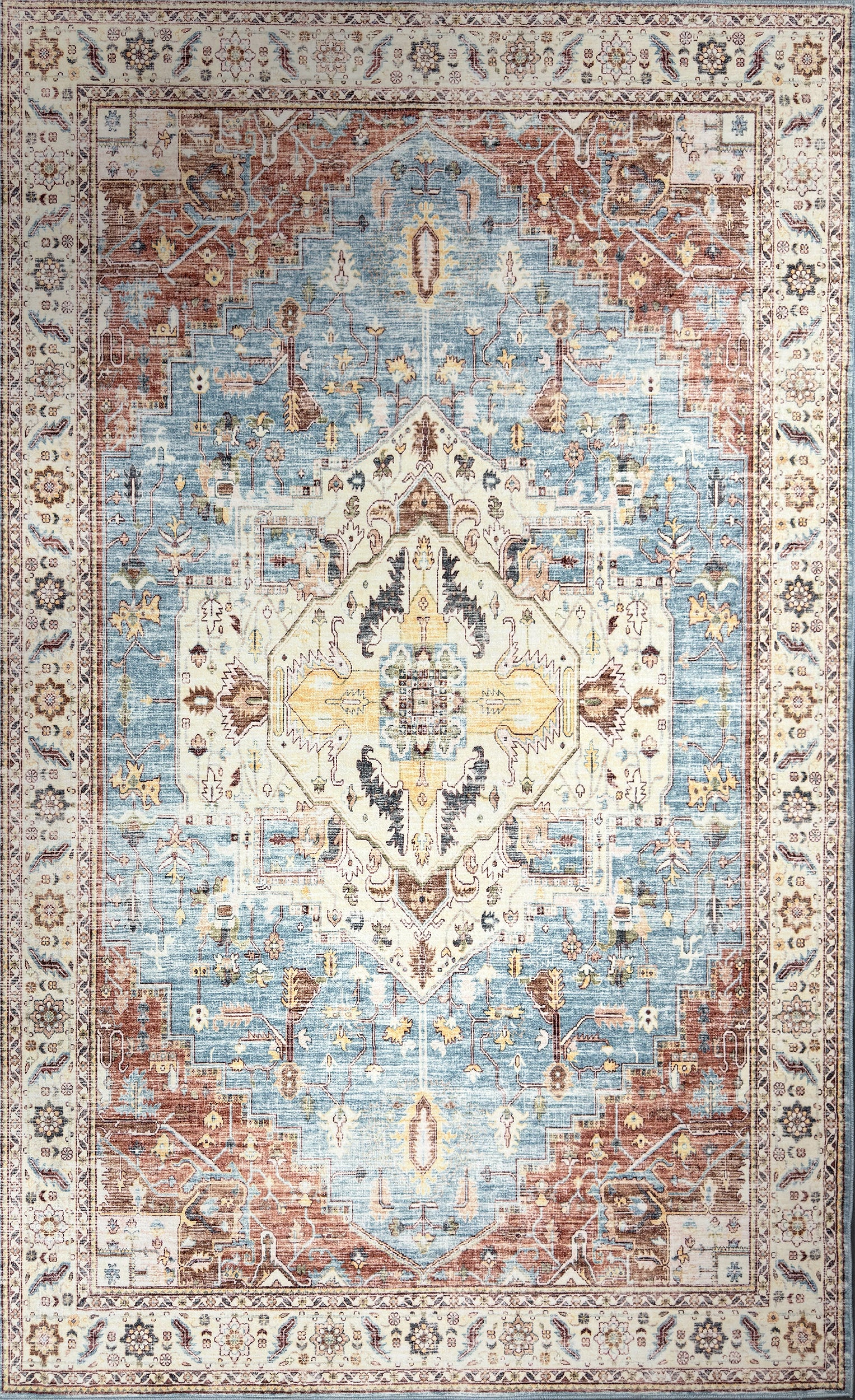 ARIA VINTAGE TÆPPE DIGITALPRINT, 3204 110 MULTI