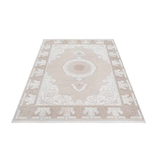 NEPAL MODERNE AKRYL TÆPPE, 6403 70 BEIGE