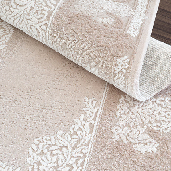 NEPAL MODERNE AKRYL TÆPPE, 6403 70 BEIGE