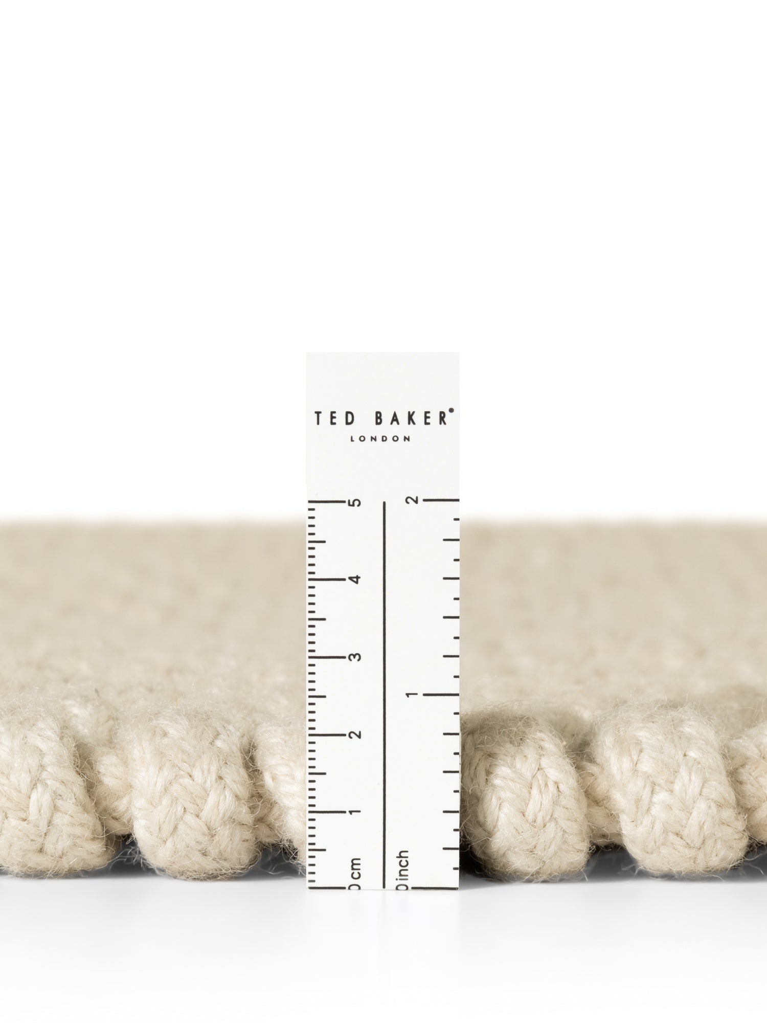 TED BAKER SOUTHWARK INOMHUS- OCH UTOMHUSTÄCKE, ROPE CREAM