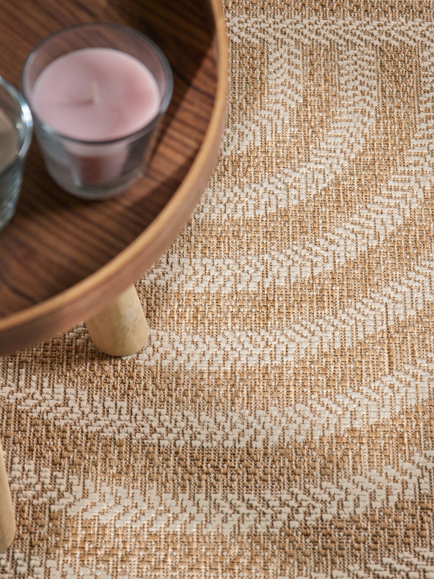 TED BAKER HARINGEY FLATWOVE-MATTA, WOODFIELD JUTE VIT