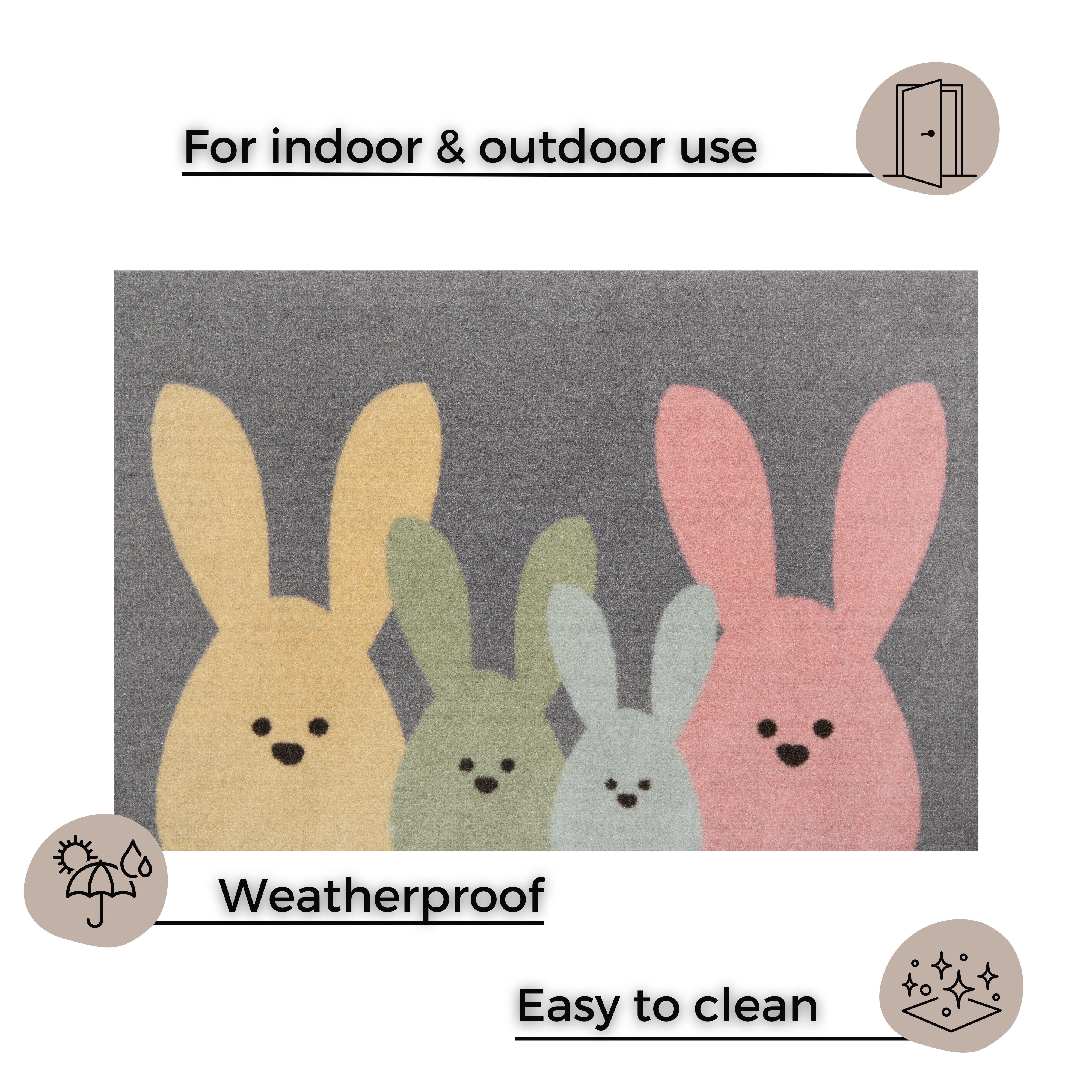 TRYCKPASSA NINUS, GRÅ-FLERFÄRG 104452