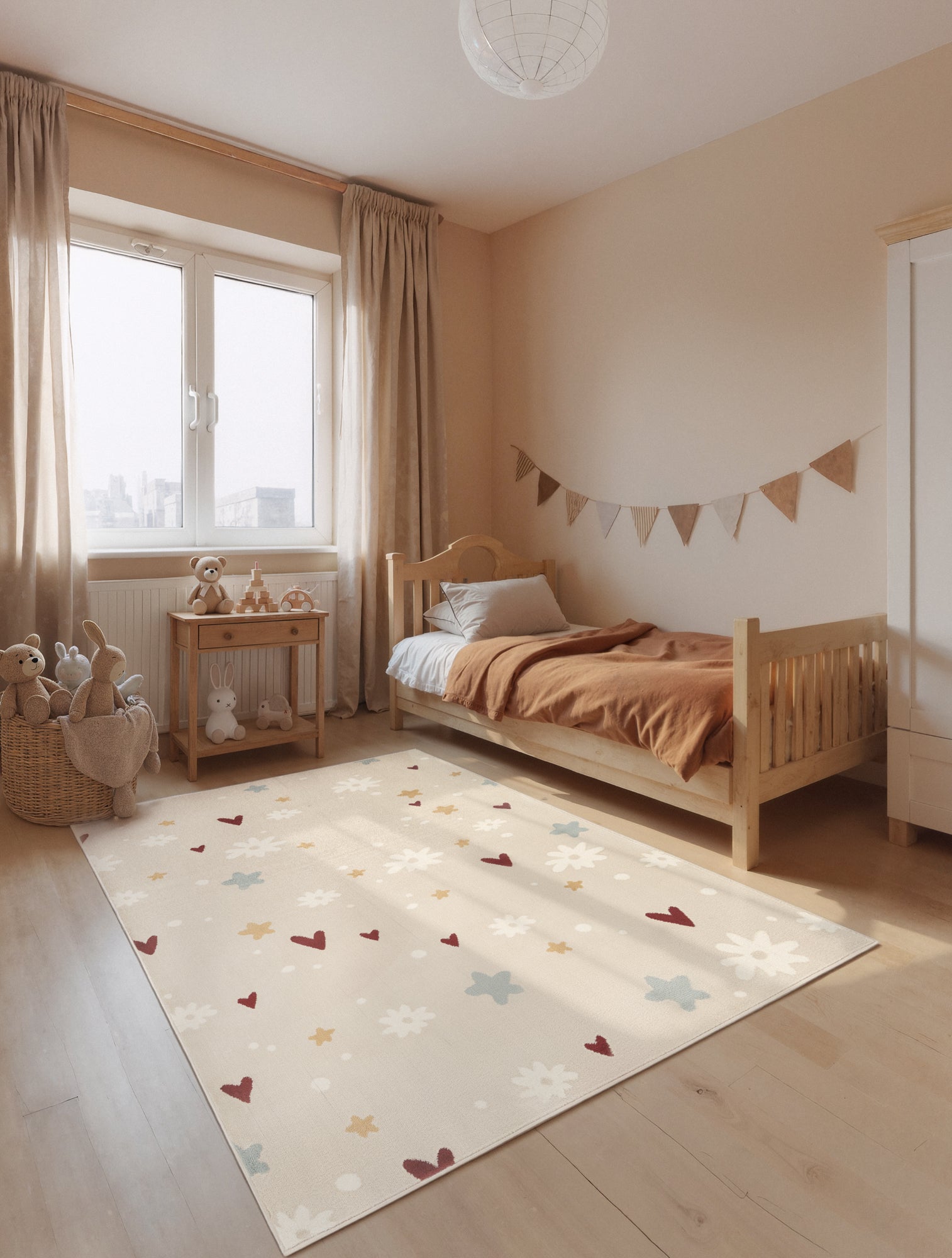 SAGOBARNSMATTA AMORI, BEIGE MULTI