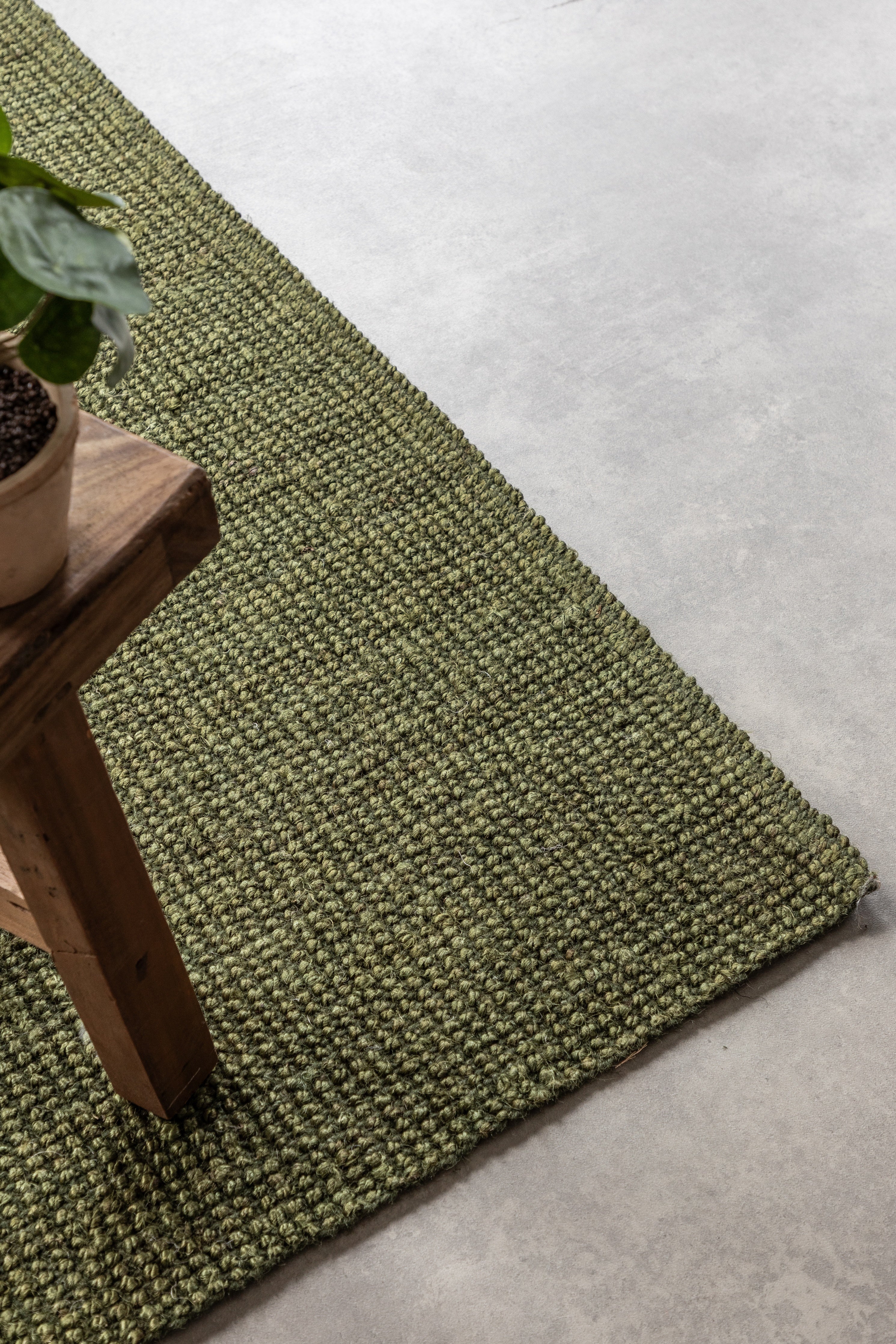 BOUCLE JUTE MATTA, JUNGLE GREEN - 105977