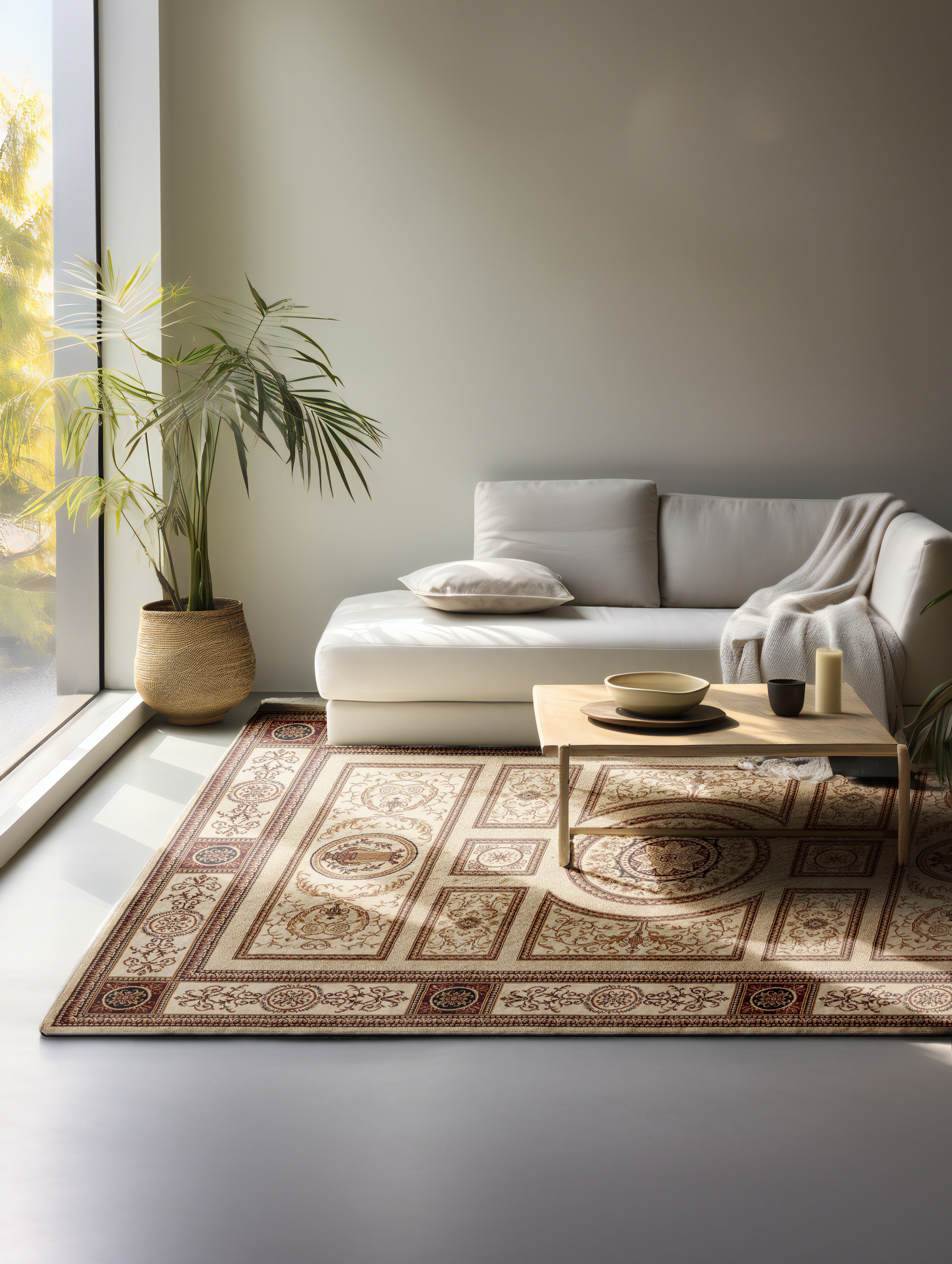 HANSE HOME HERAT - ORIENTALSK MATTA, KRÄMFÄRGAD - 105990