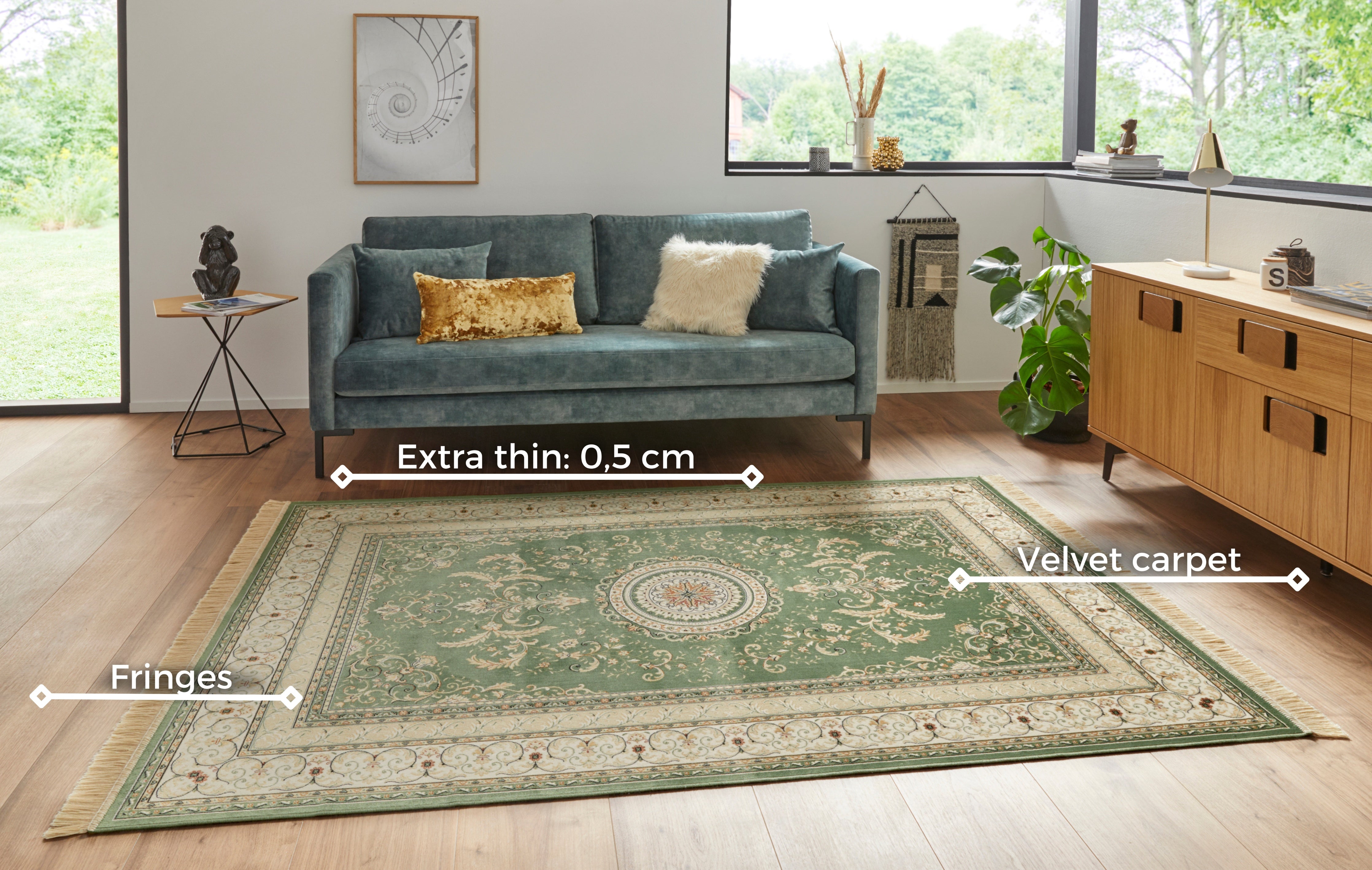 HANSE HOME NAVEH MATTA, GRÖN 104372