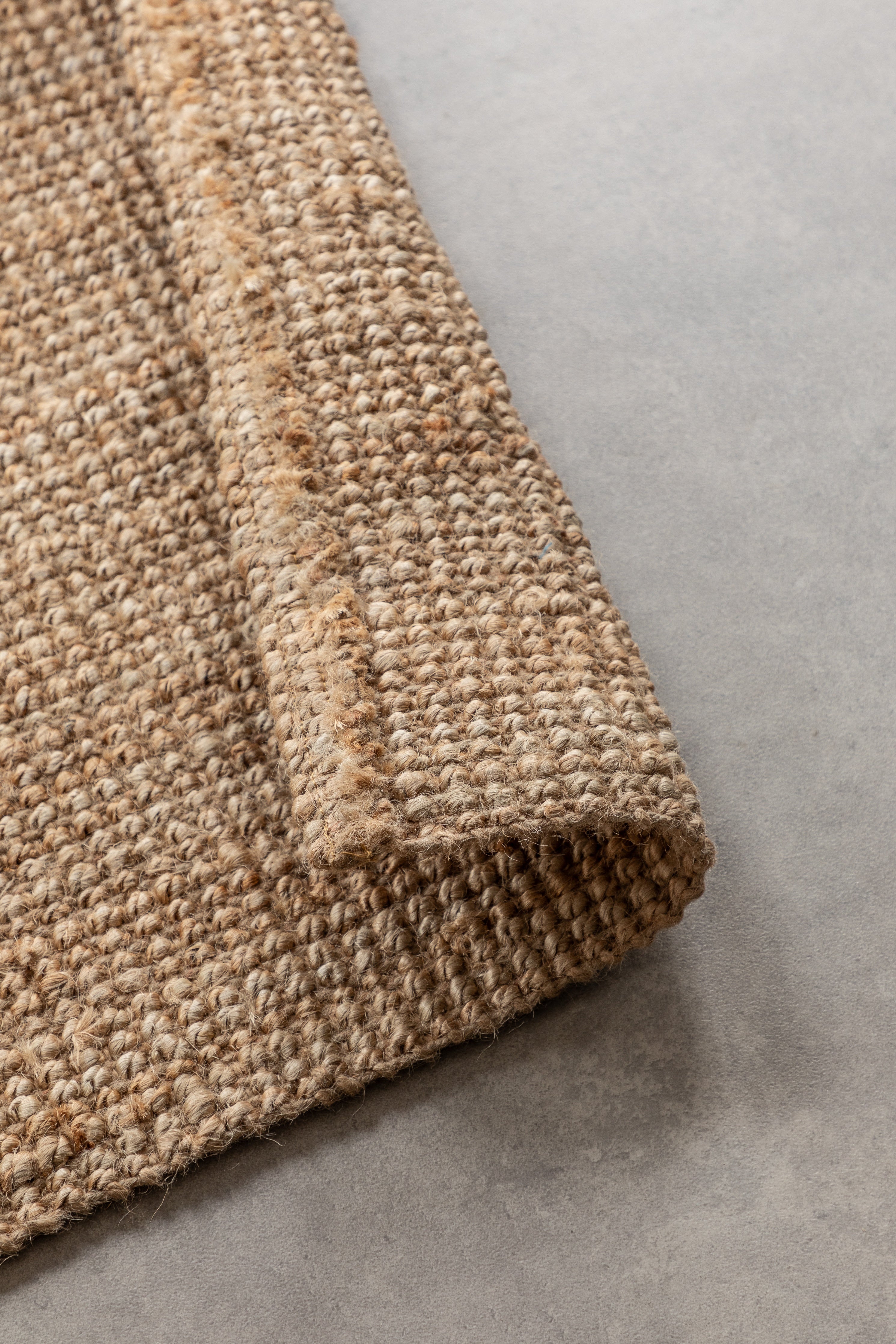 BOUCLE JUTEMATTA, NATURLIG GYLLEN - 105974