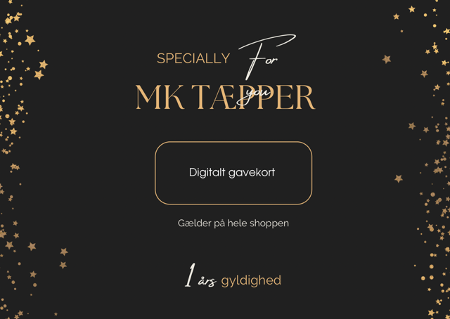 MK Taepper presentkort