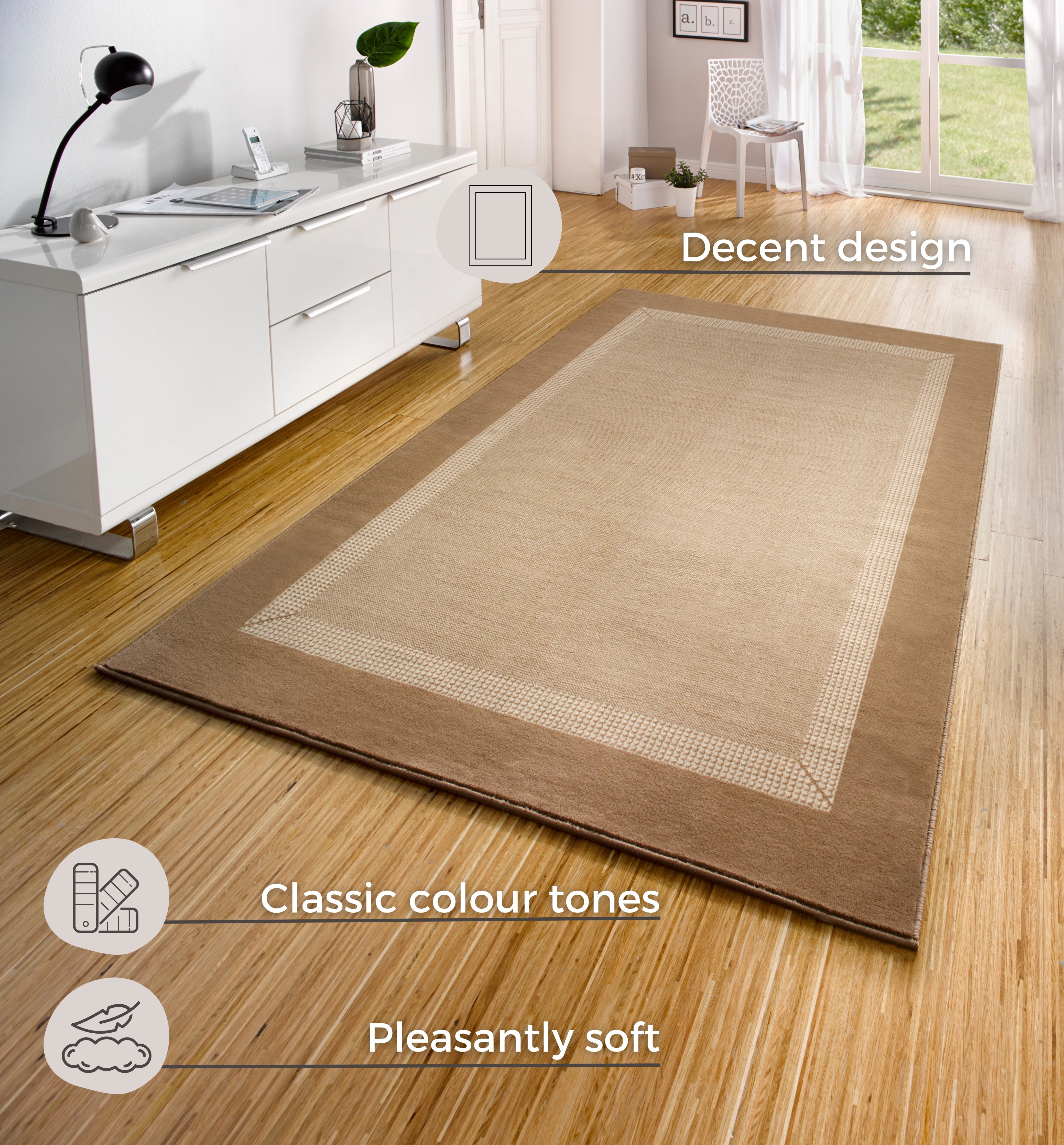 BASIC BANDMATTA, BEIGE-CRÈME 102498