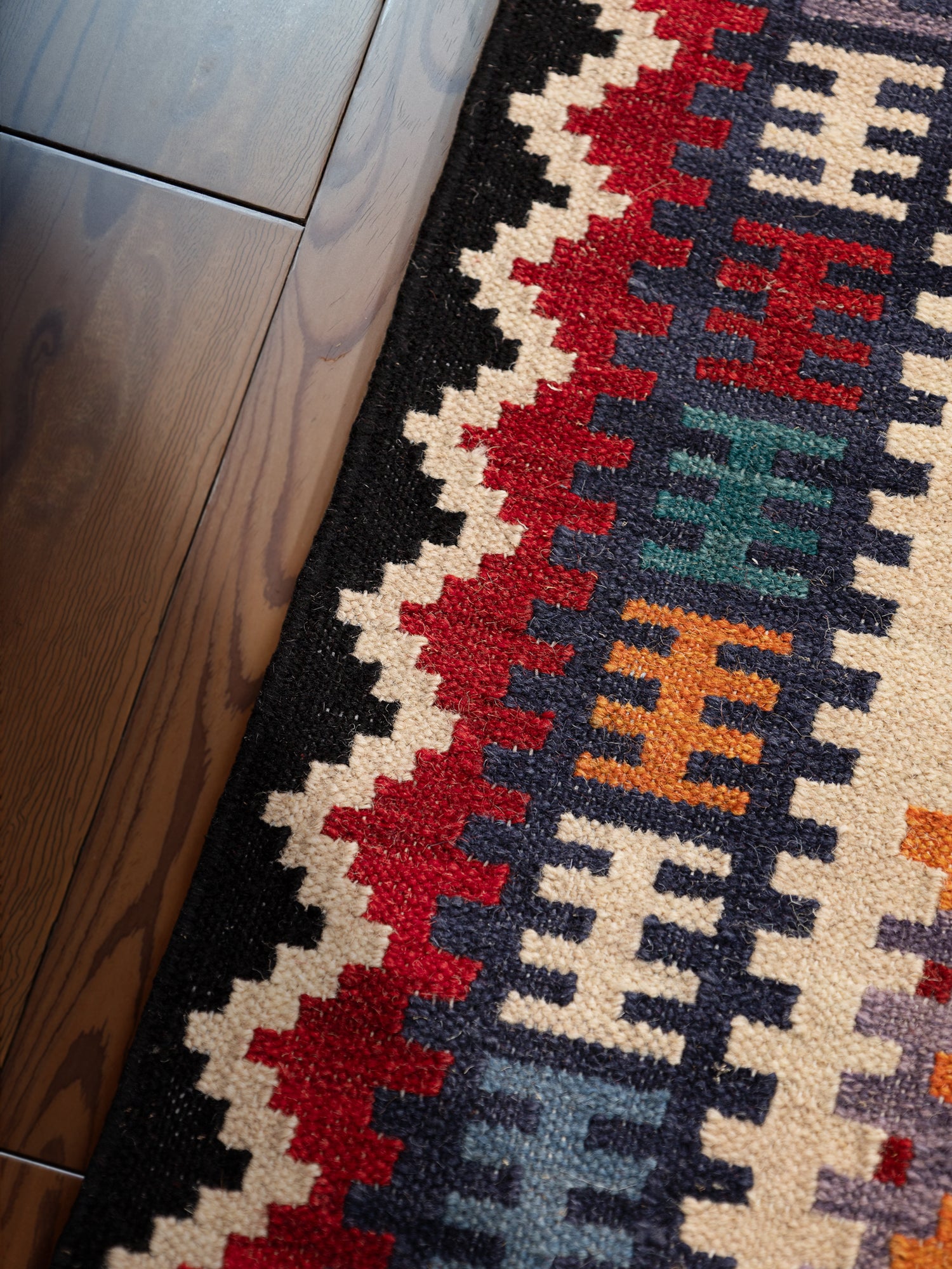 HANSE HOME KAMAL - AFGHAN KELIM MATTA, 106240 CREAM-MULTI