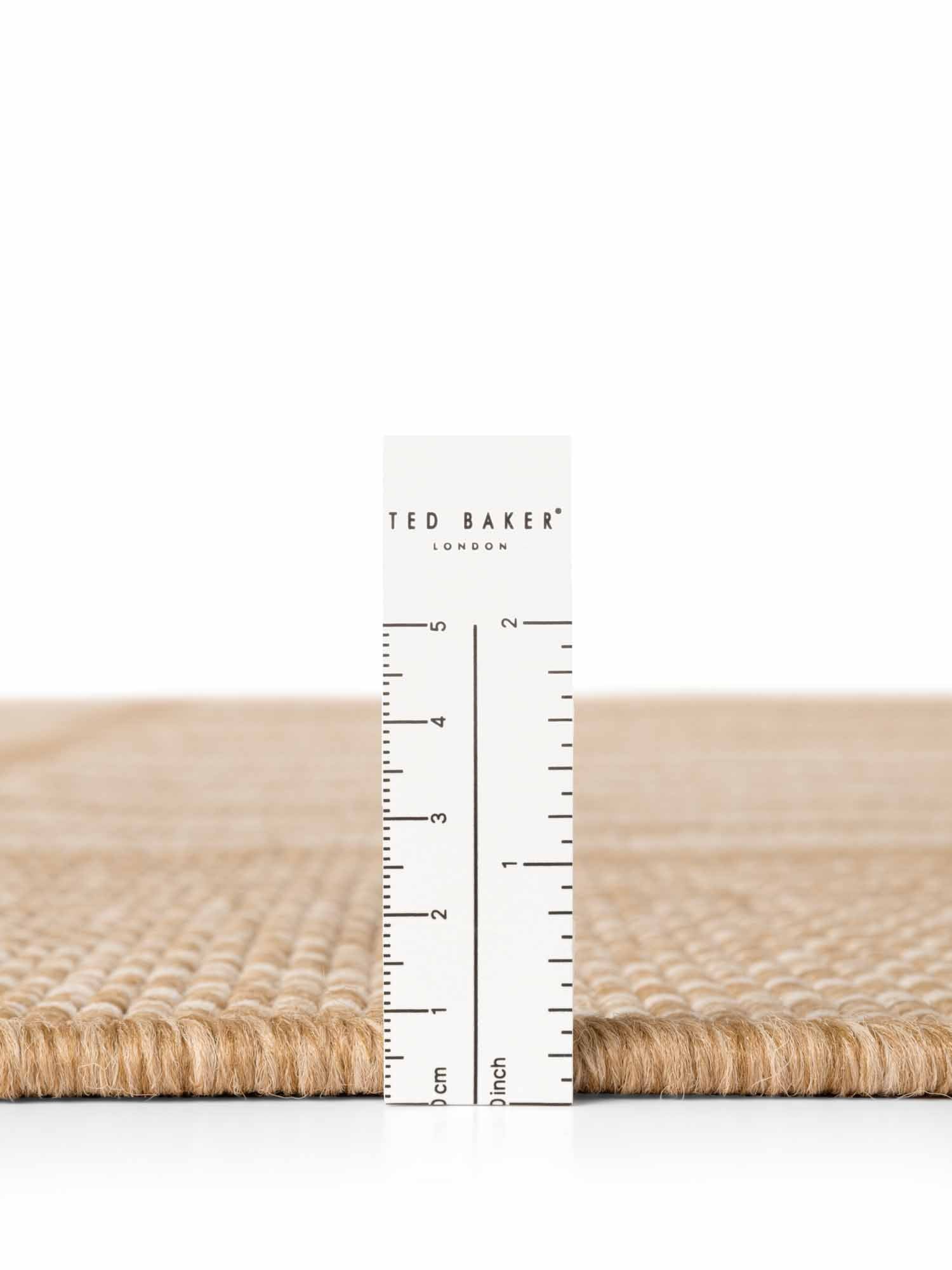 TED BAKER HARINGEY PLATTVÄVD MATTA, ALLINGTON JUTE-VIT