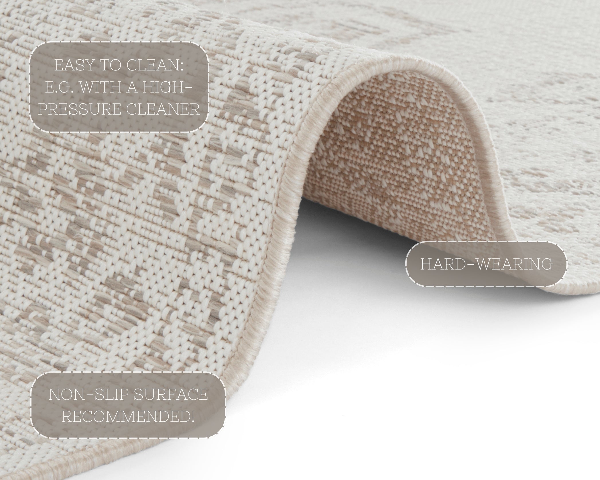 HANSE HOME BEACH MATTA, CRÈME-BEIGE 103854