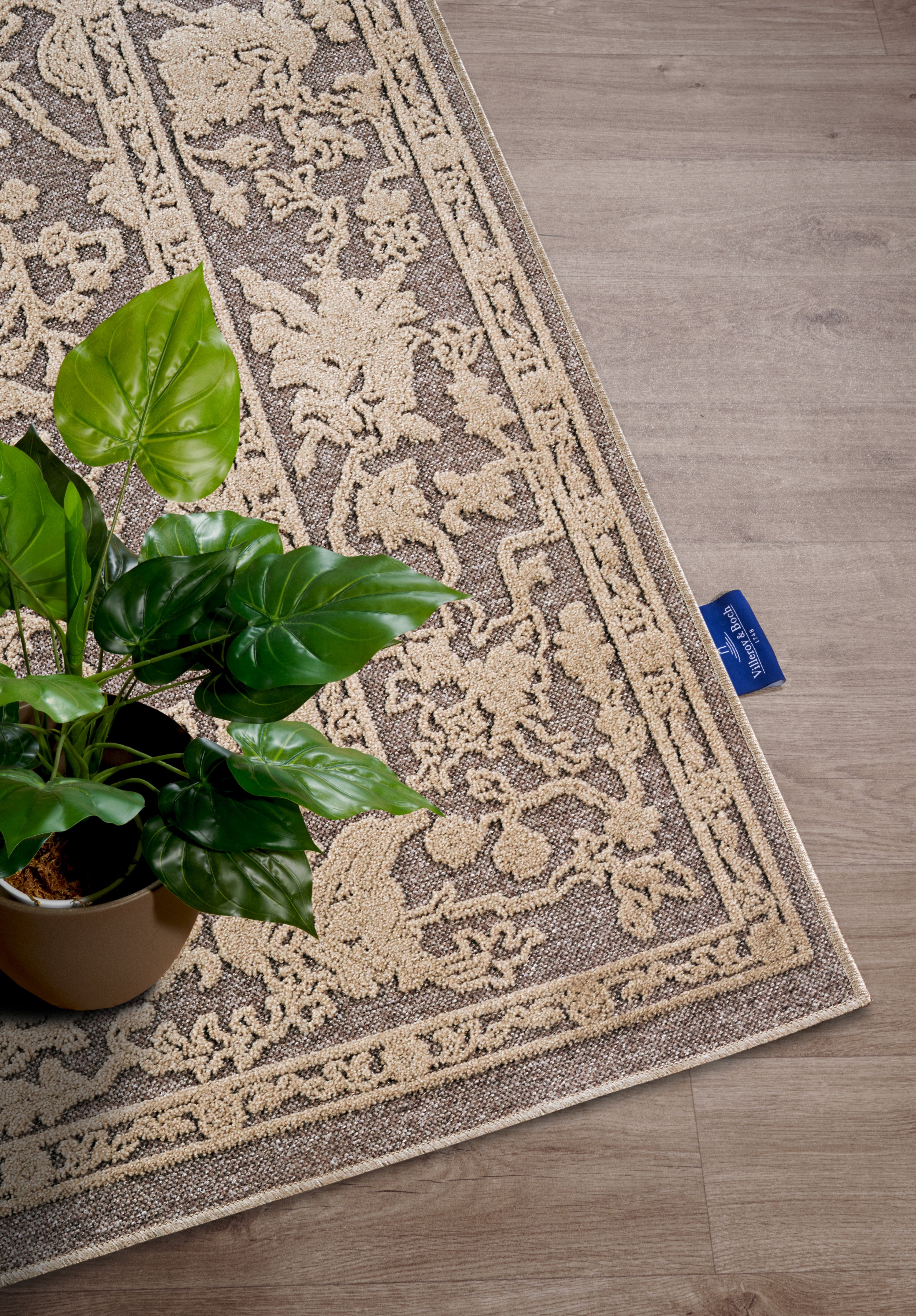VILLEROY &amp; BOCH 106149 HÖG-LÅG Luggmatta, AMBROISE NATURGRÅ-BEIGE