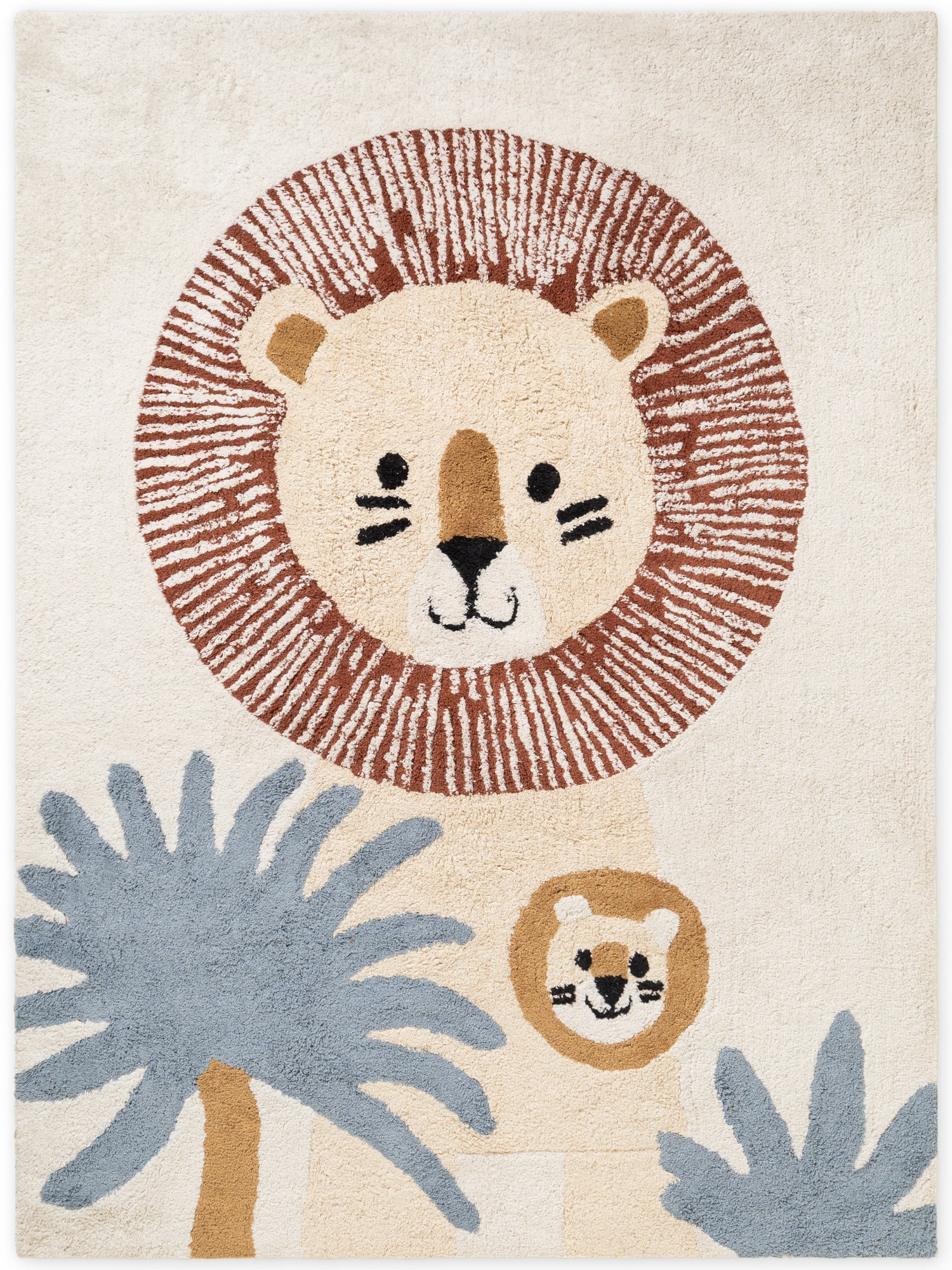 SNUGGLE BØRNETÆPPE, LEANDER CREME MULTI