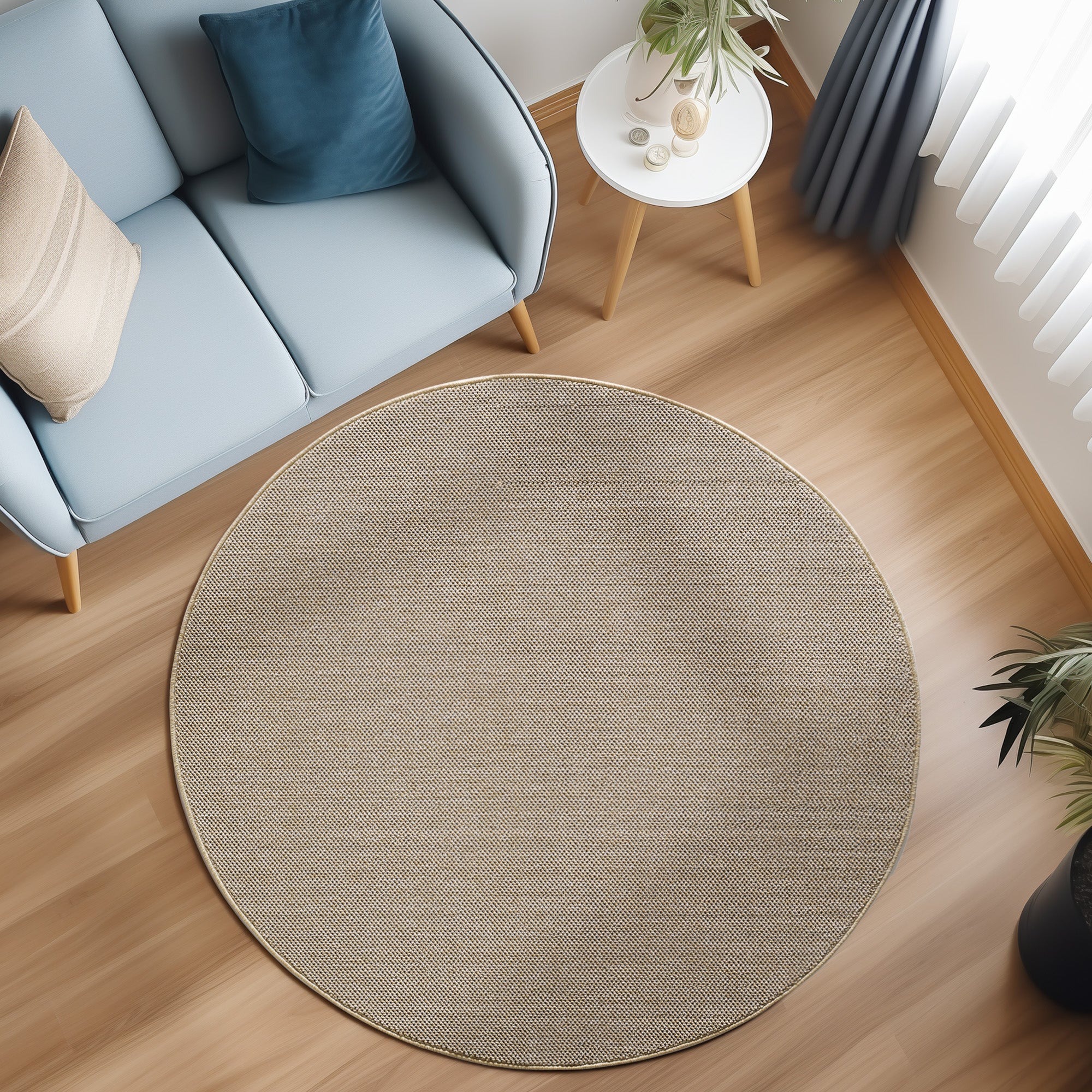 Plattvävd matta Lonnie, 4300 Beige