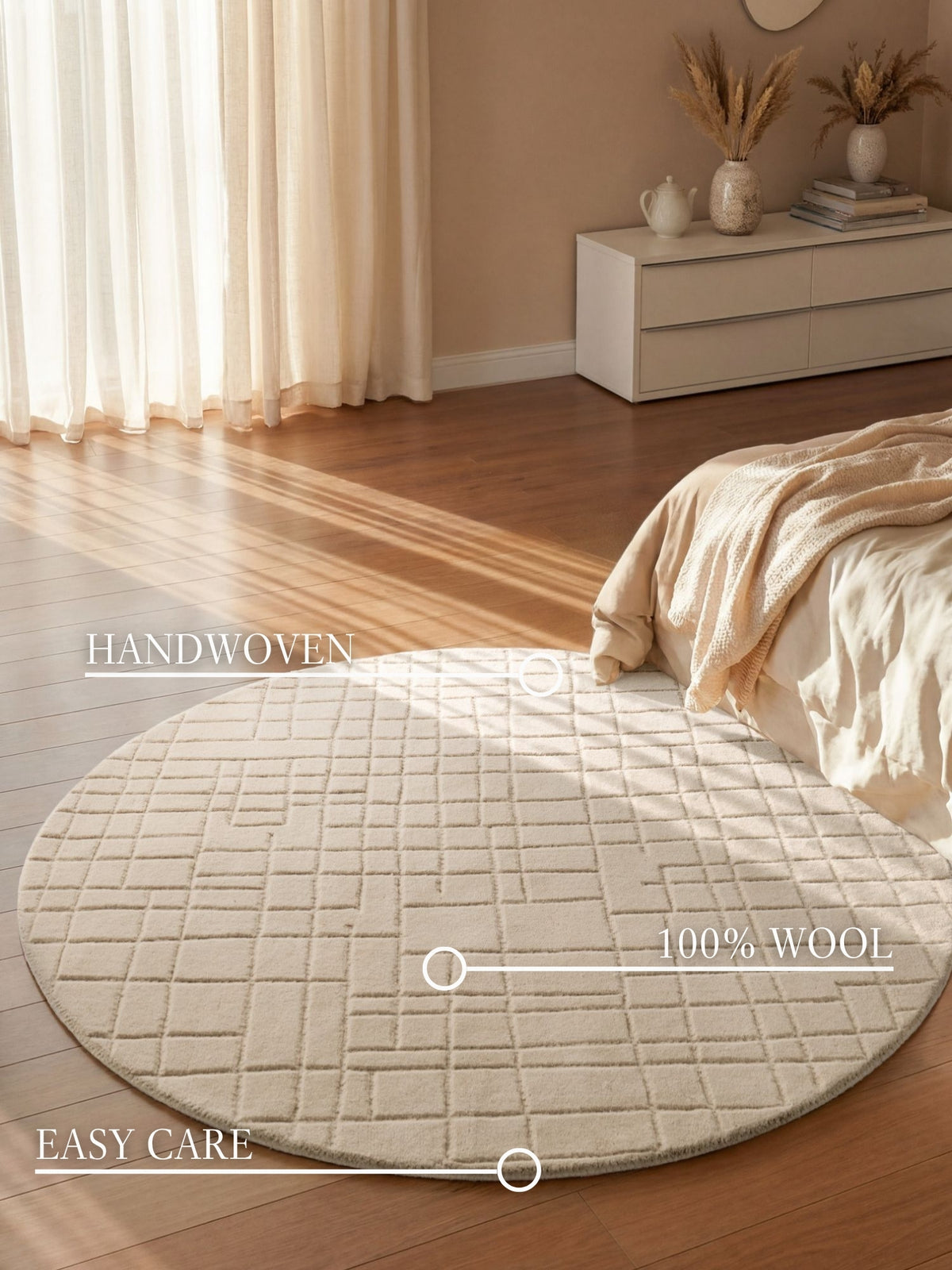 VILLEROY & BOCH 1890 ULDTÆPPE KENSO BEIGE