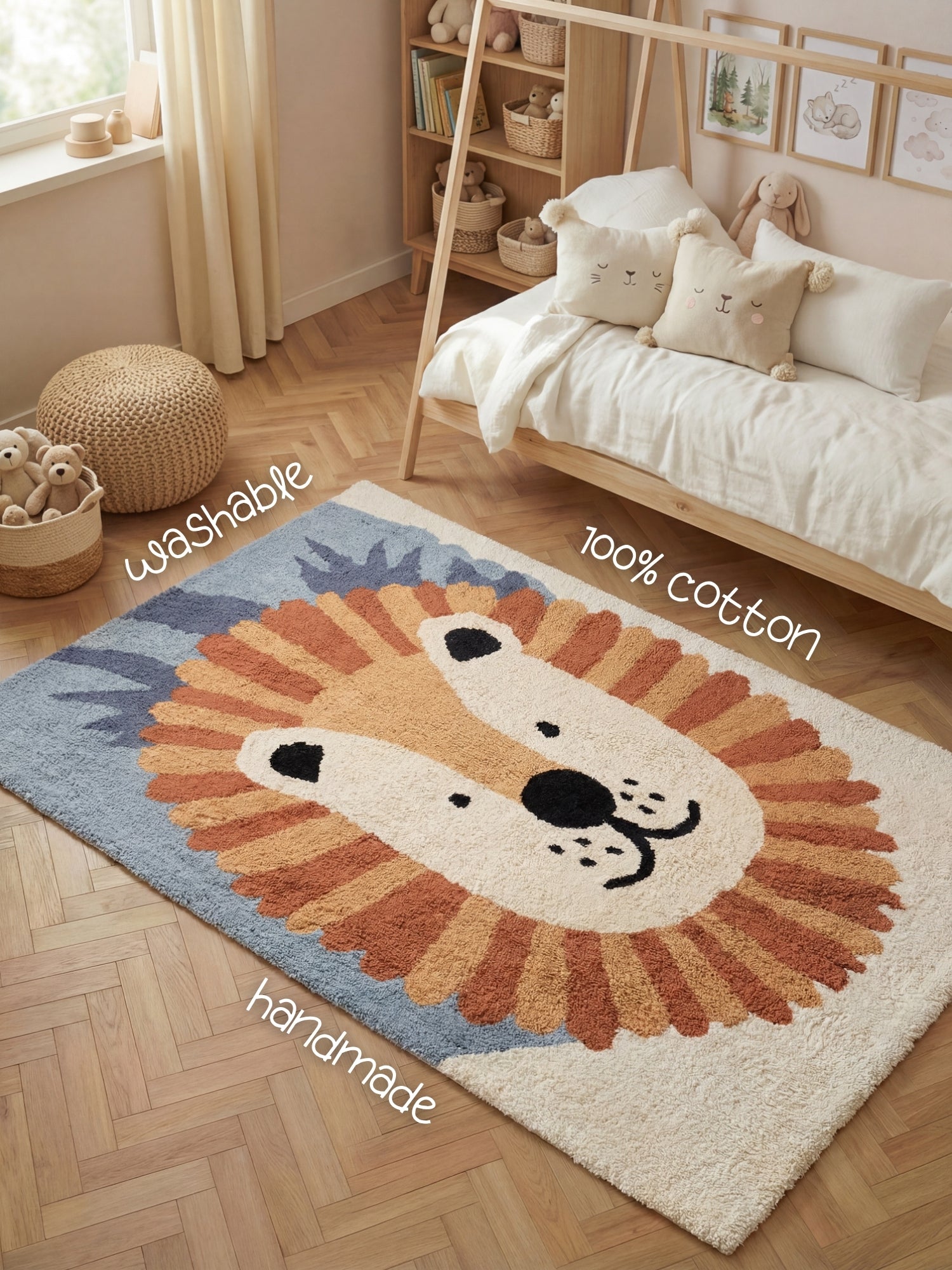 SNUGGLE BØRNETÆPPE, SAMBA CREME MULTI