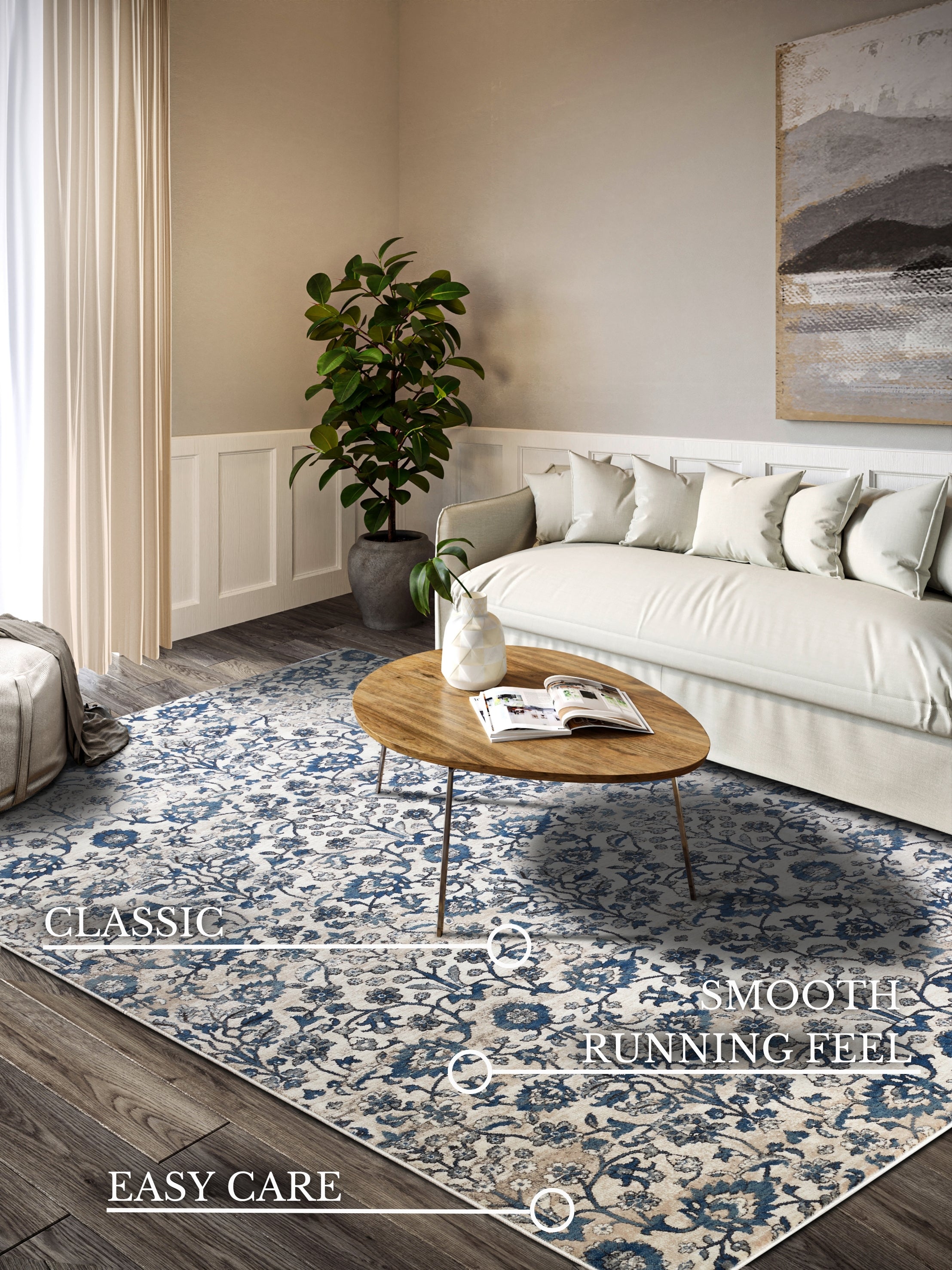 VILLEROY &amp; BOCH 106120 ORIENTALSK MATTA, ERNEST KRÄMBLÅ