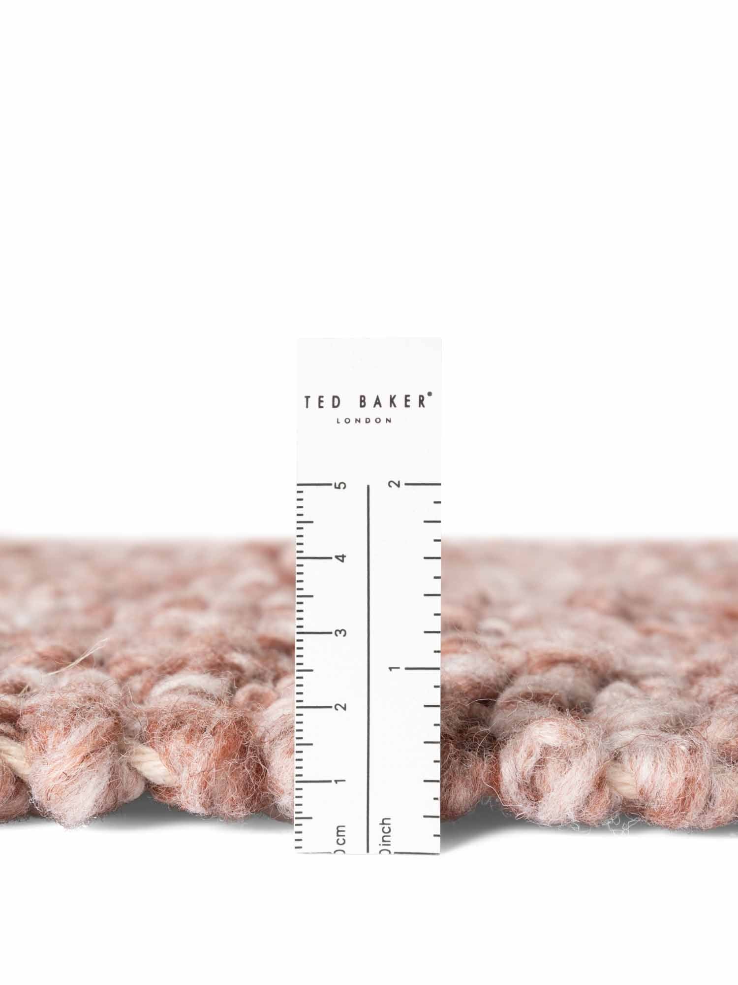 TED BAKER NOTTING HILL MJUK BOUCLE KORT LAGGIGT MATTA, PORTOBELLO ROSTROSA