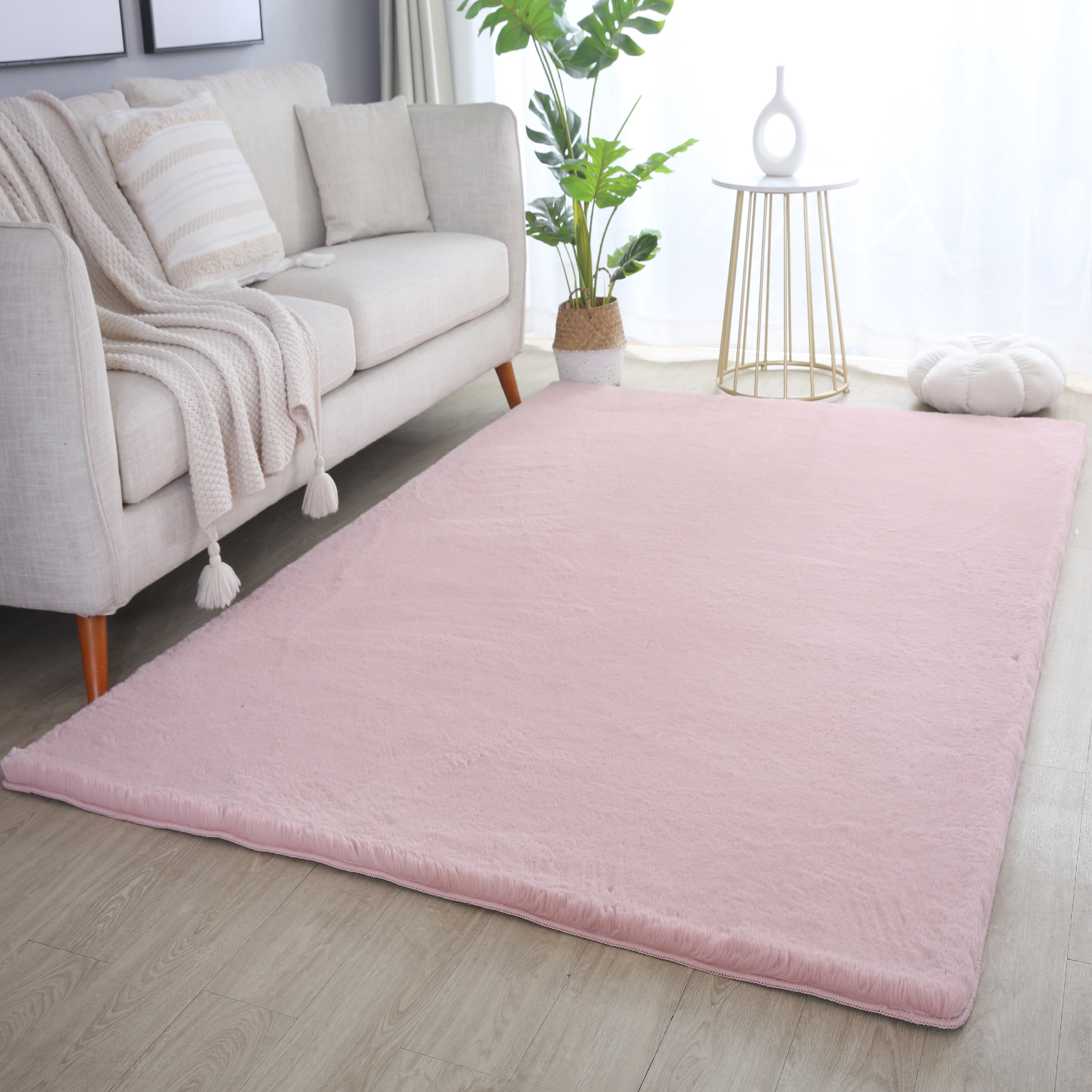 PUFFY PLUSH FILT, 5100 ROSE