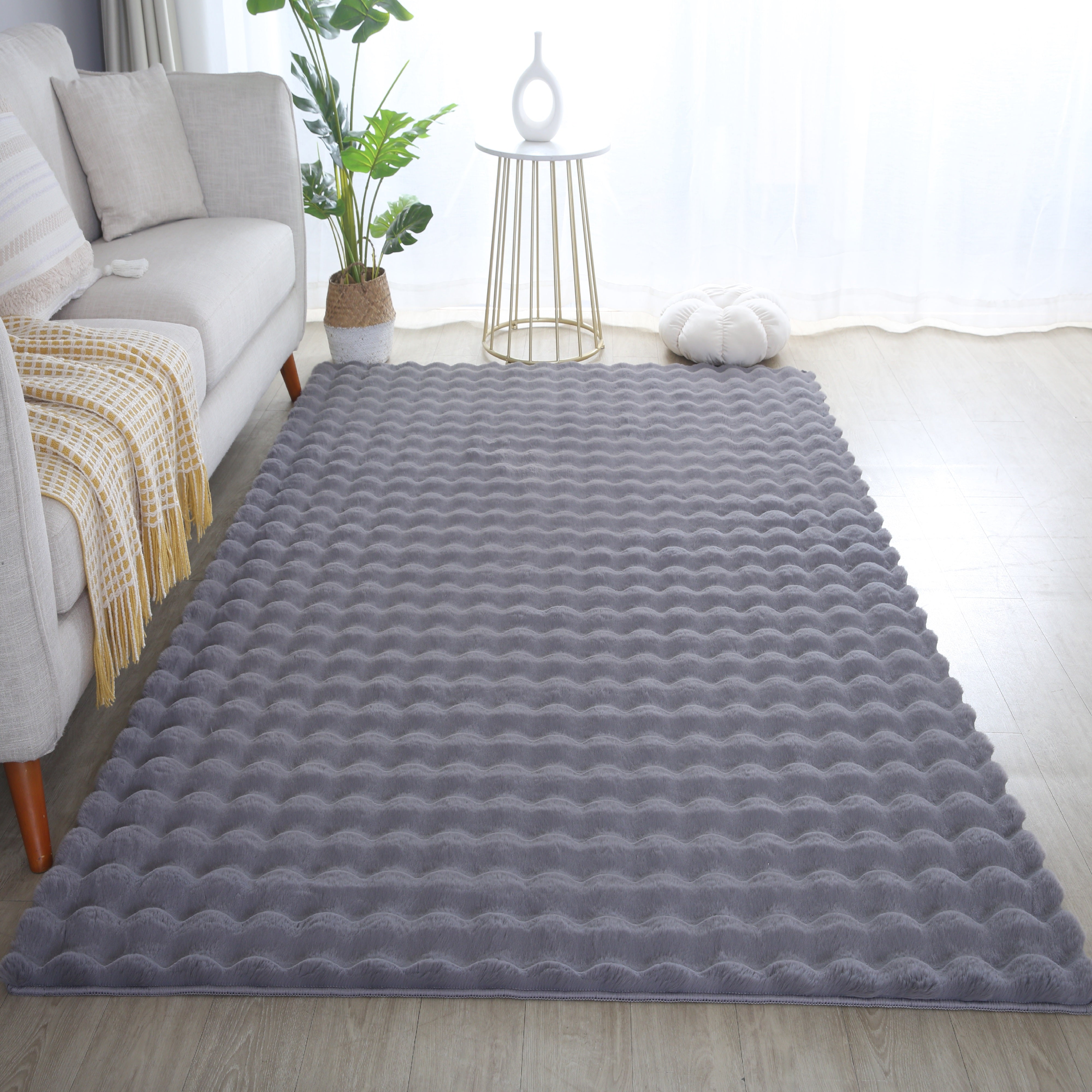 BIANCA PLUSHMATTA, 5110 GRÅ