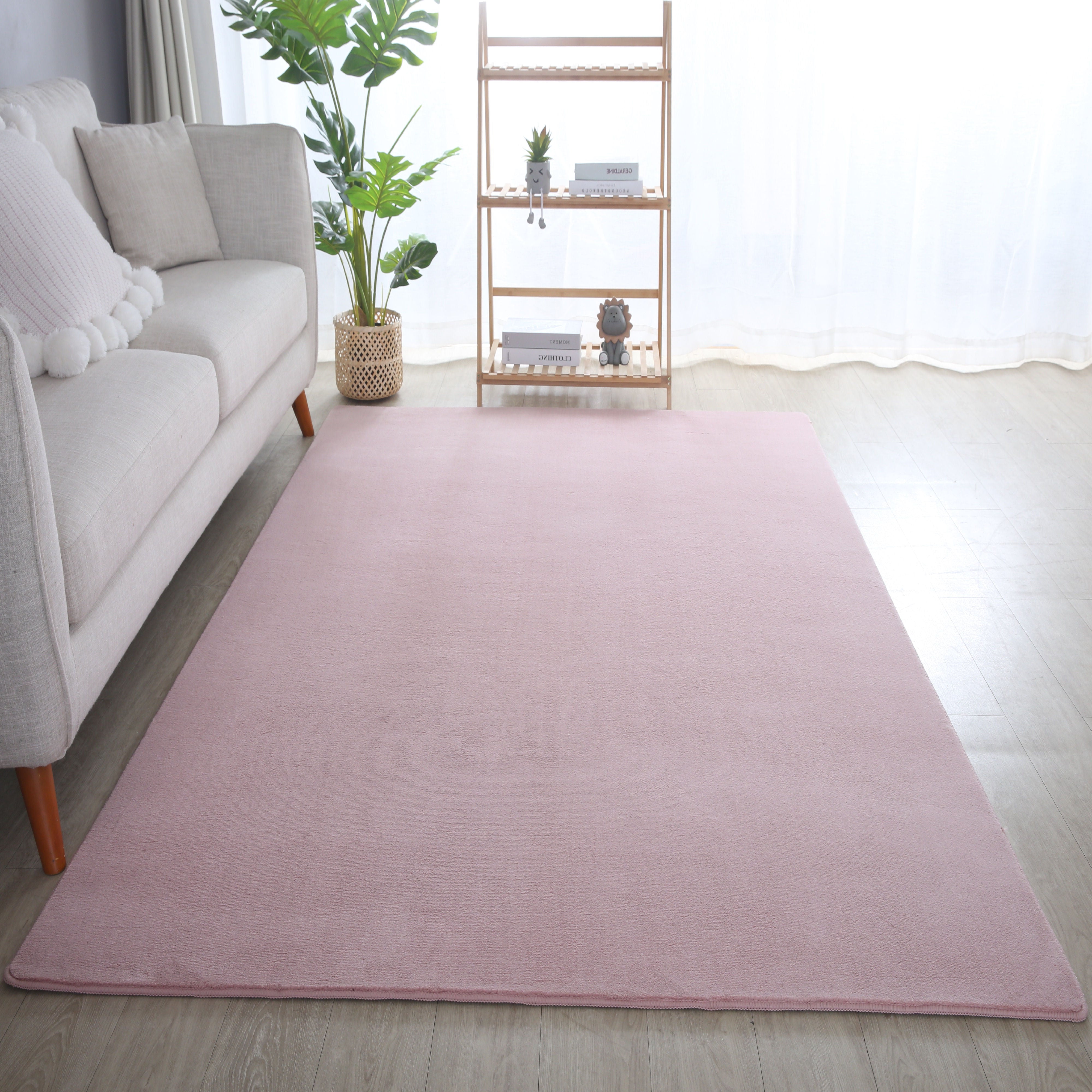 SKYLER ENFÄRGAD MATTA, 5400 ROSA