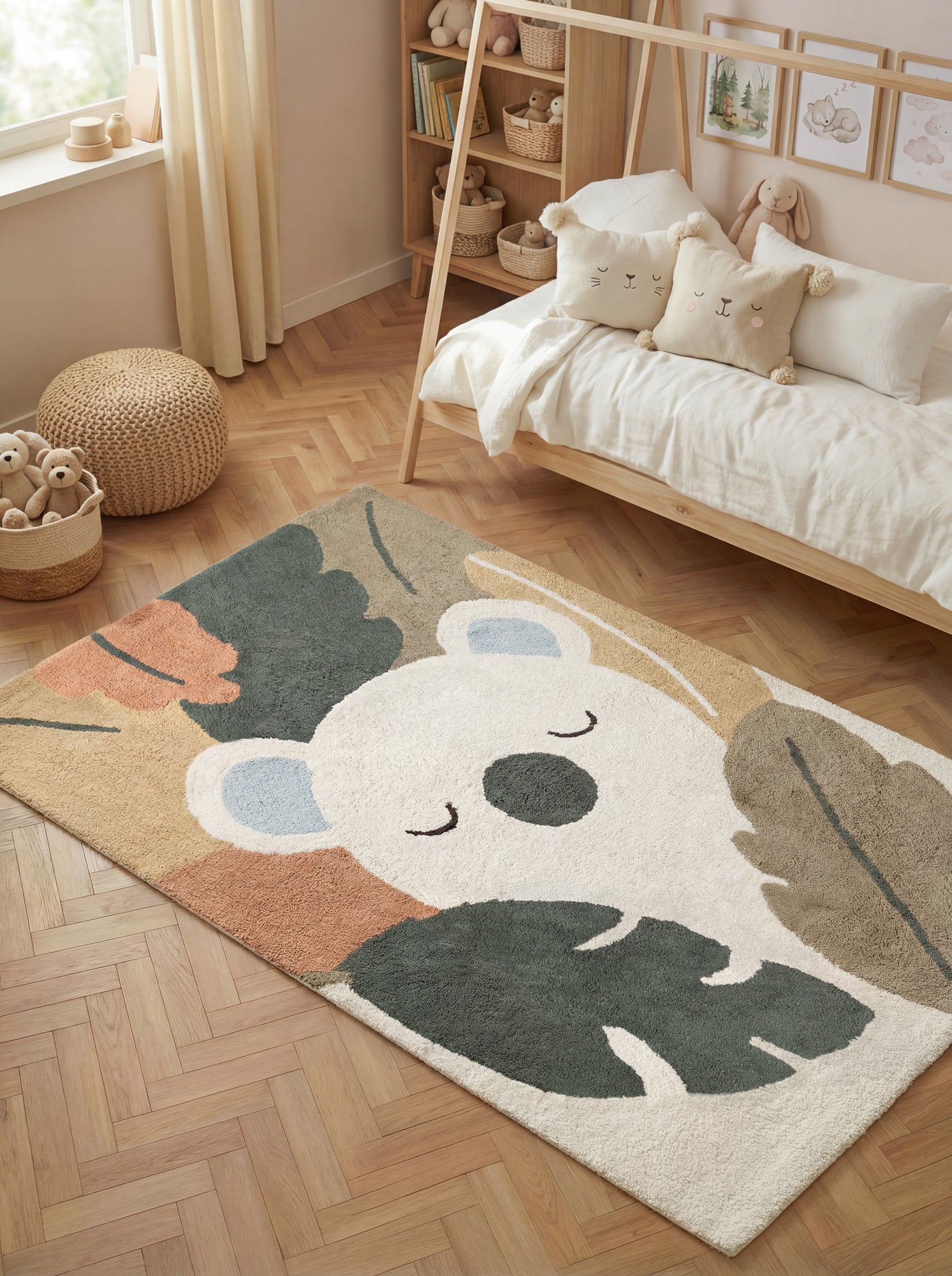 SNUGGLE BØRNETÆPPE, RIO CREME MULTI
