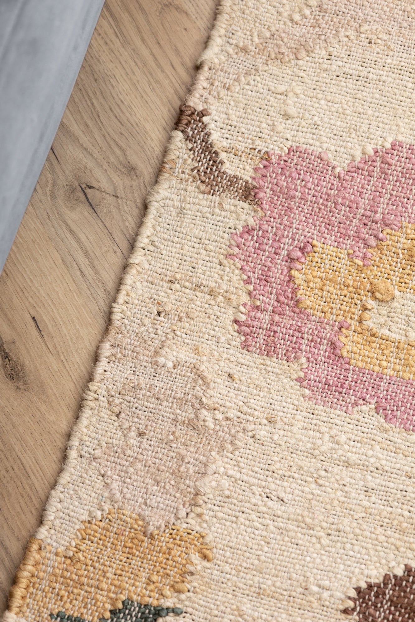ROYA AFGHAN HANDvävd KELIM-MATTA, 106259 CREAM-MULTI